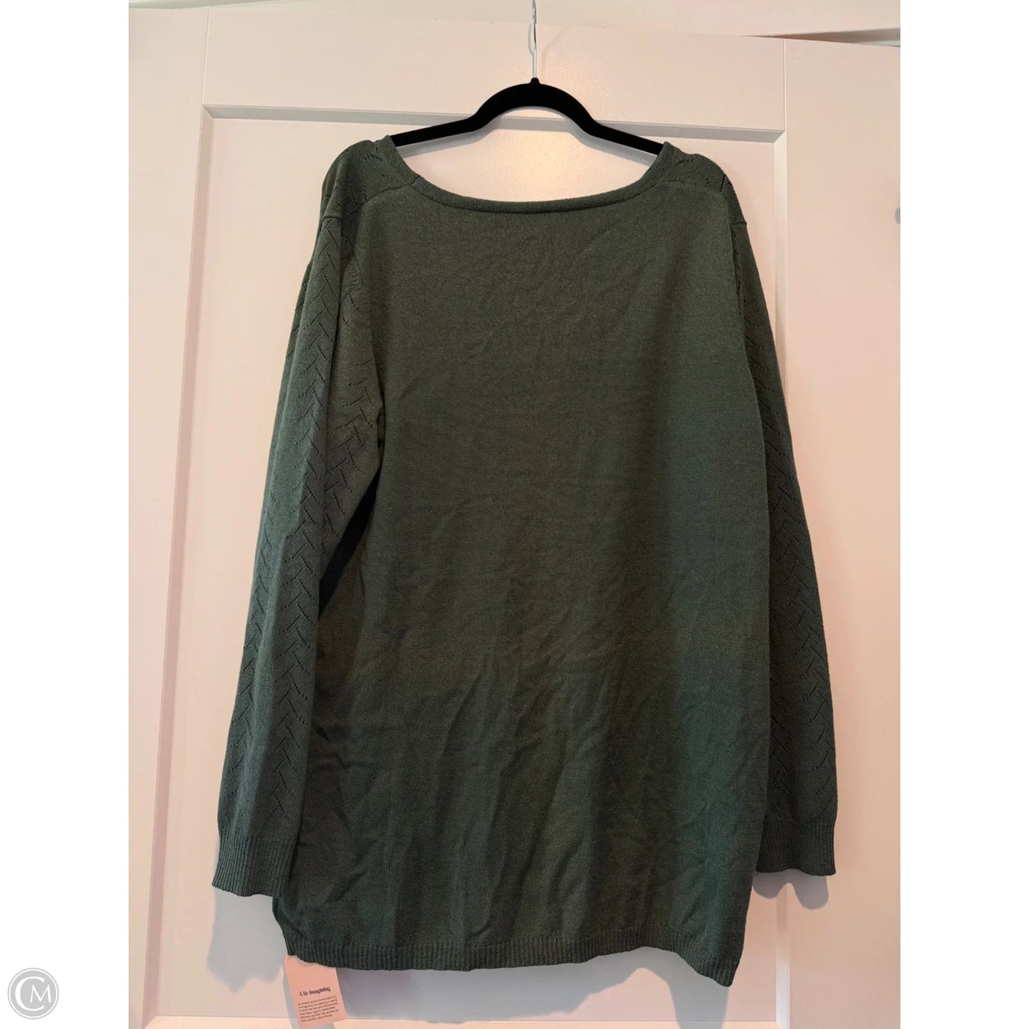 Sweater By Bloomchic In Green, Size: 1x