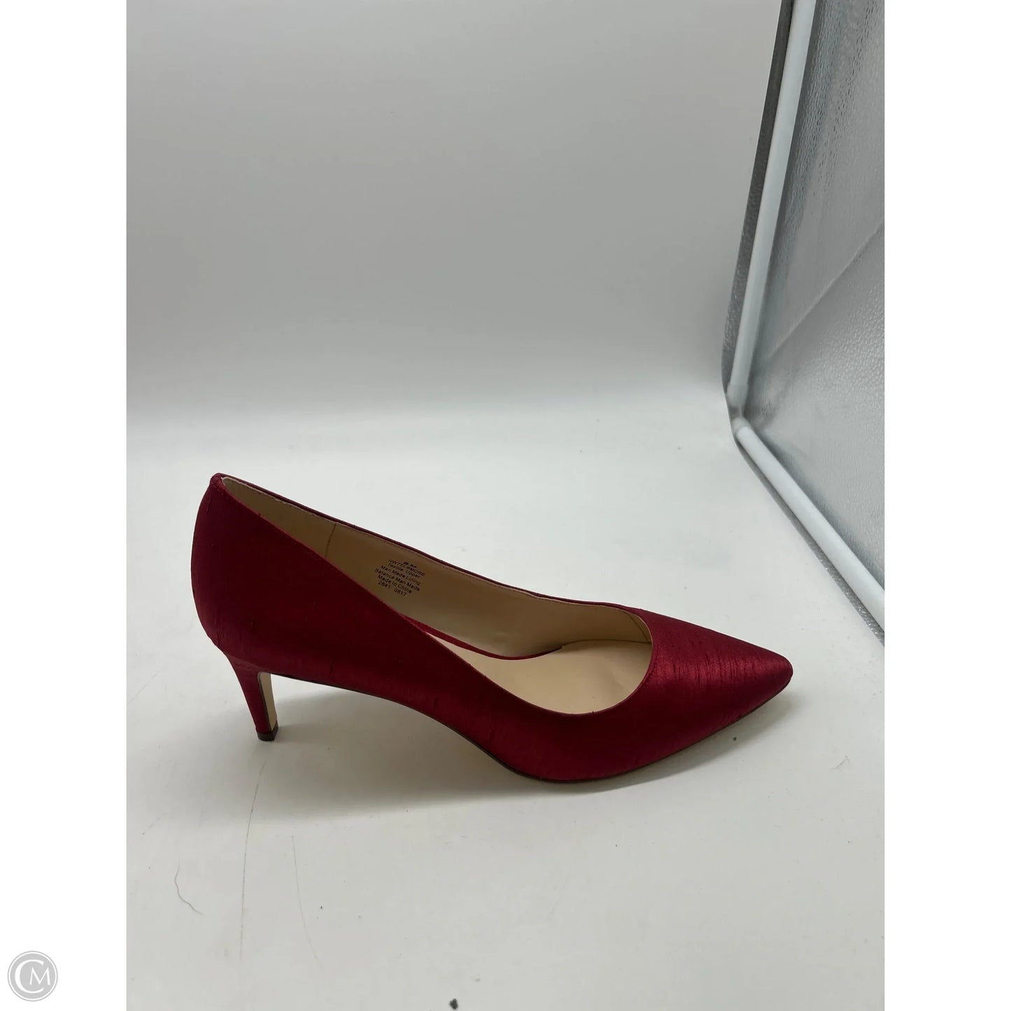 Shoes Heels Kitten By Nine West In Red, Size: 8
