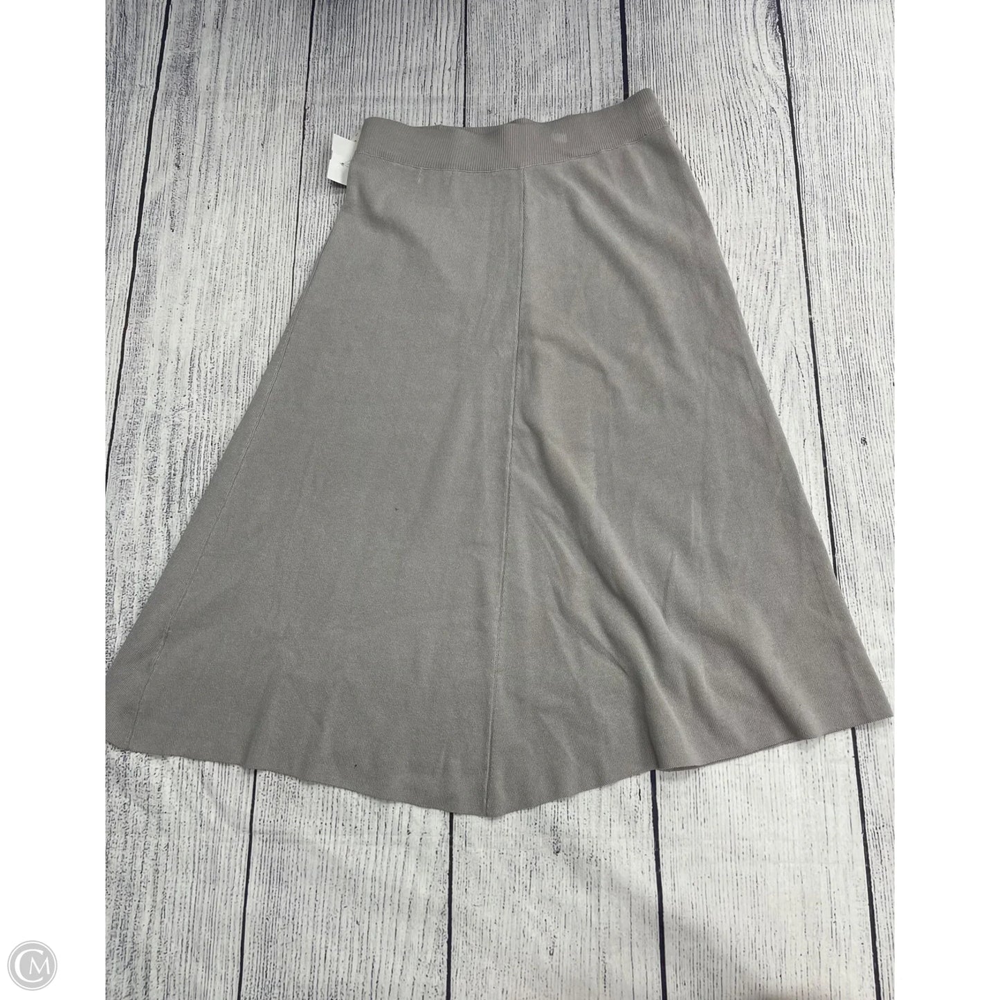 Skirt Midi By Ontwelfth In Grey, Size: Xl