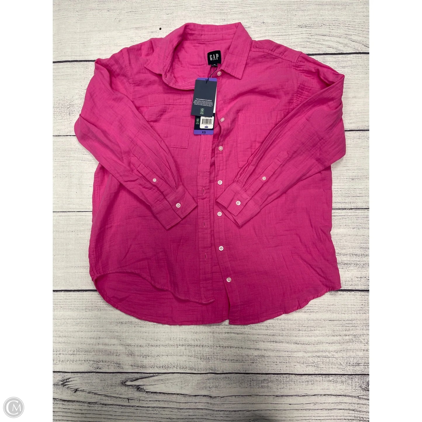 Top Long Sleeve By Gap In Pink, Size: Xs