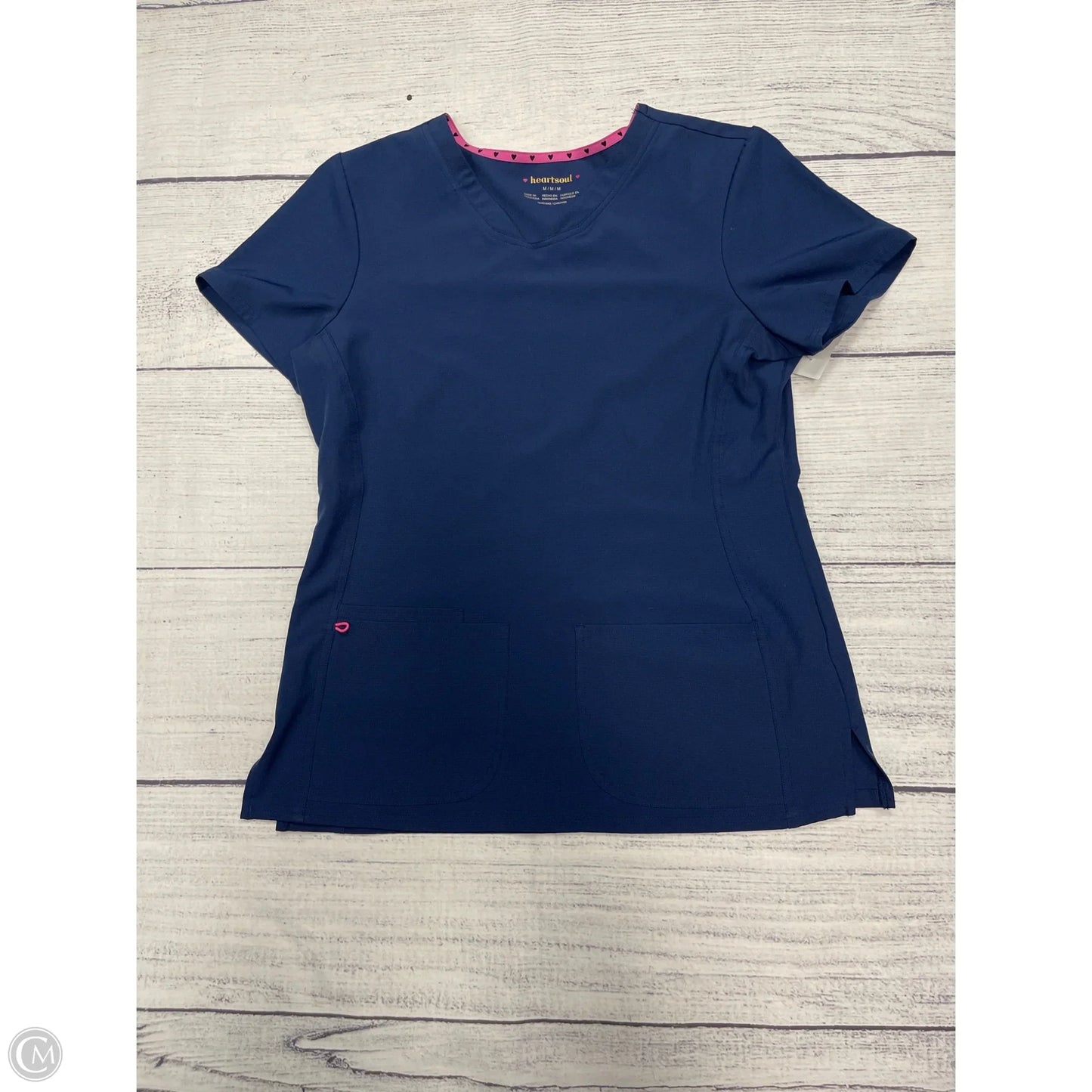 Top Short Sleeve By Clothes Mentor In Blue, Size: M