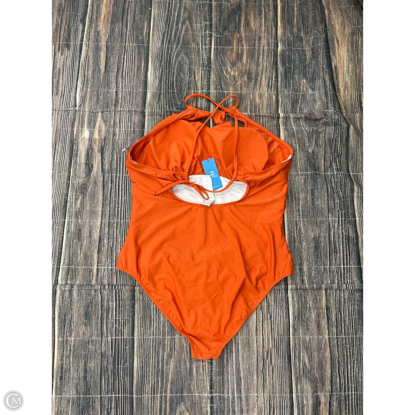 Swimsuit By Cupshe In Orange, Size: 1x