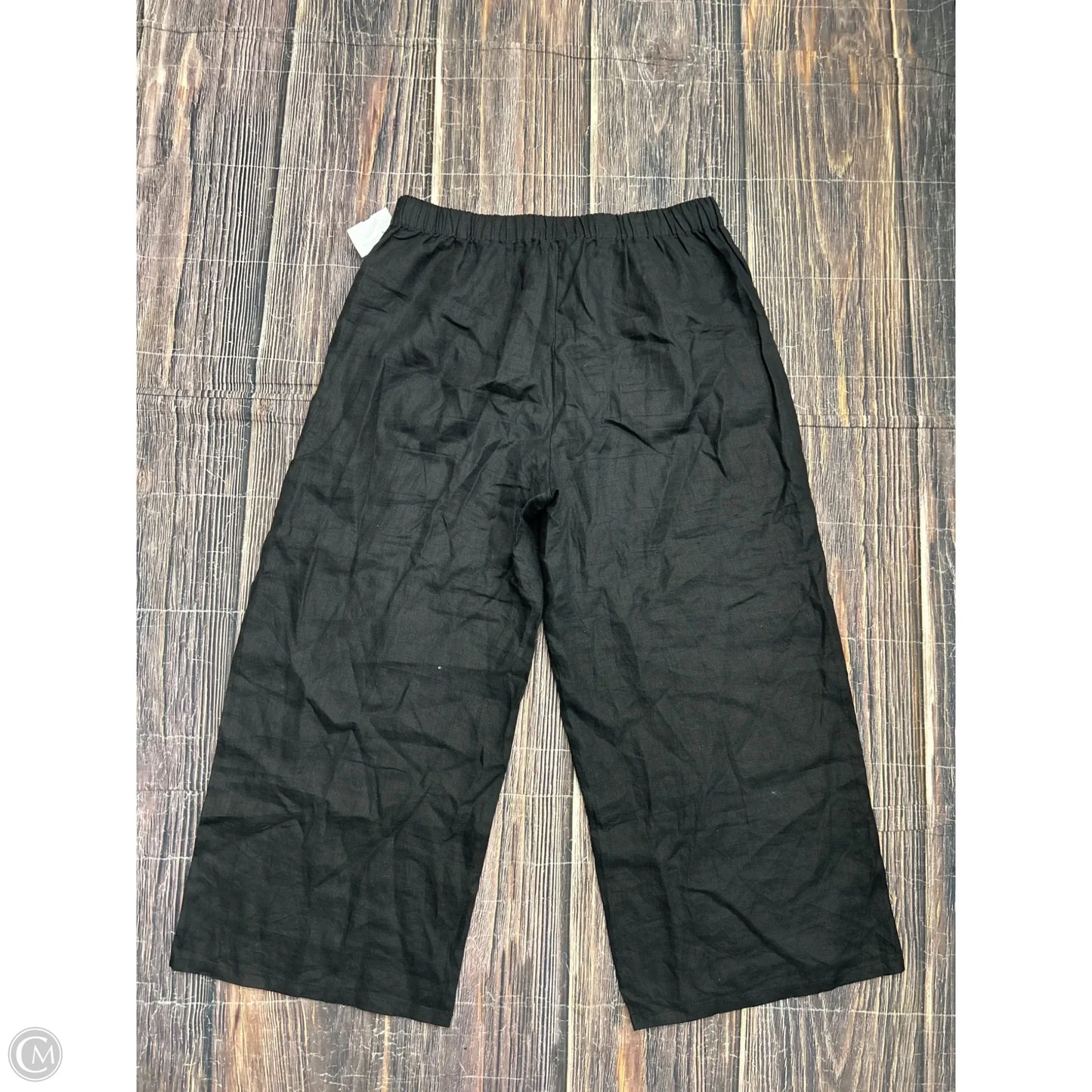 Pants Wide Leg By Eileen Fisher In Black, Size: S