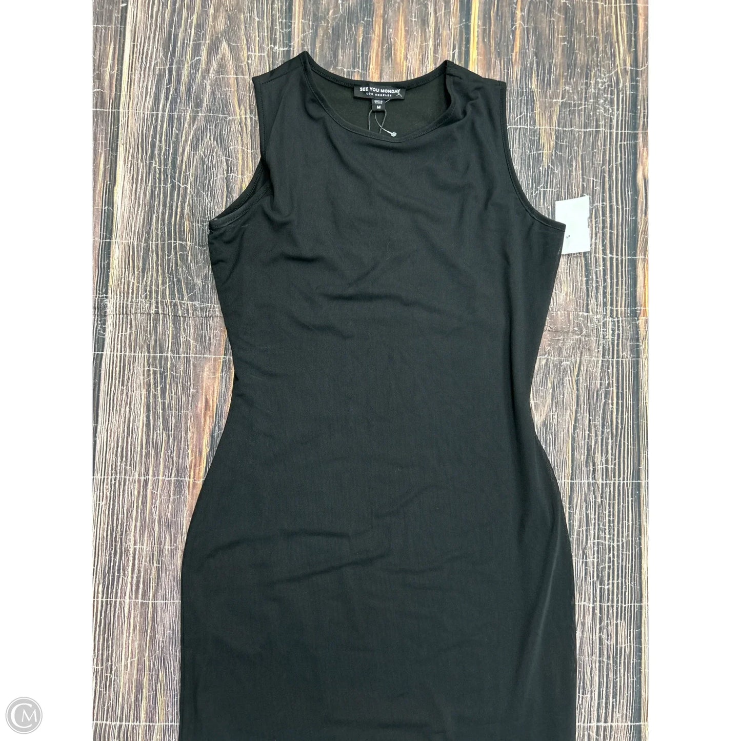 Dress Casual Maxi By See You Monday In Black, Size: M