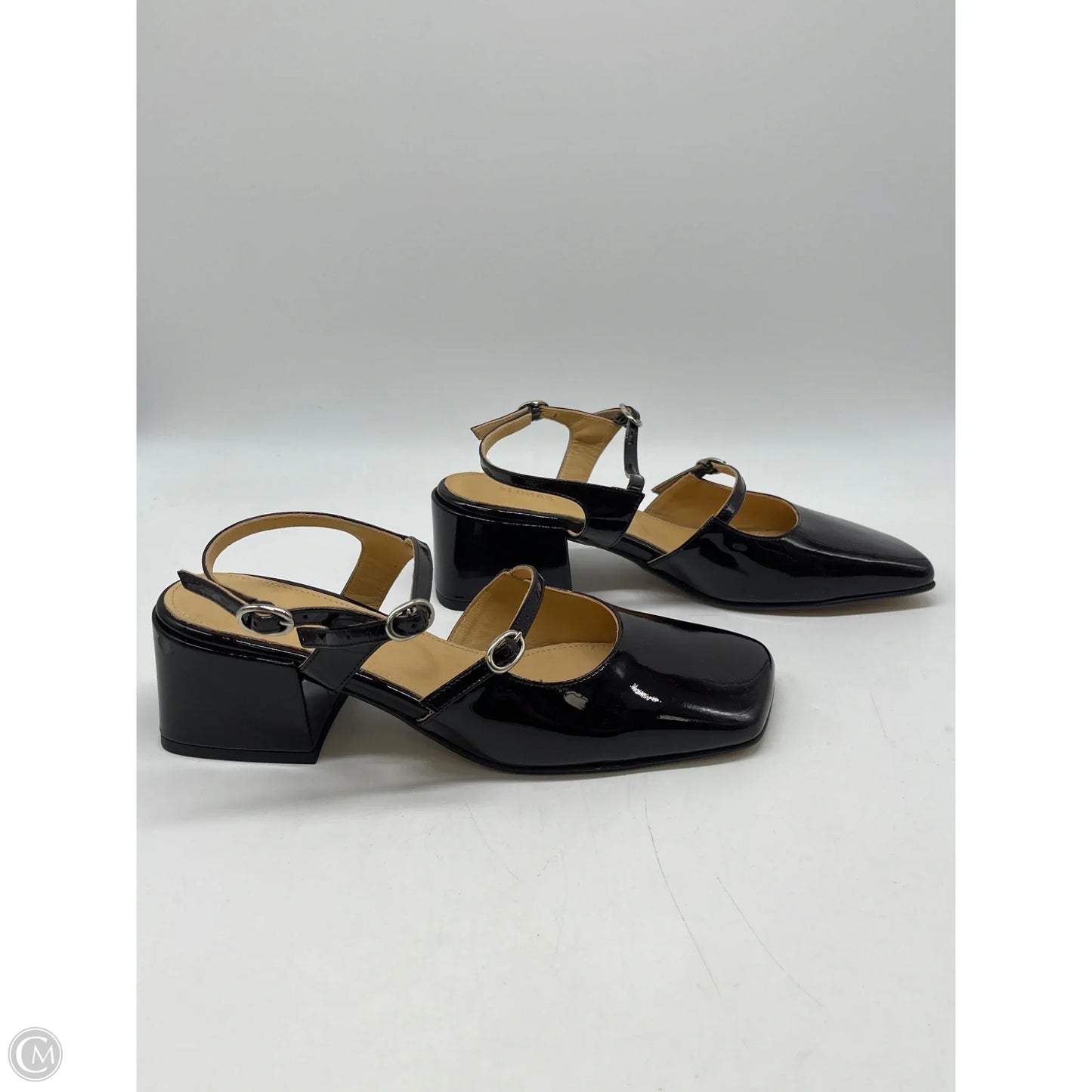 Shoes Heels Block By Clothes Mentor In Brown, Size: 8.5
