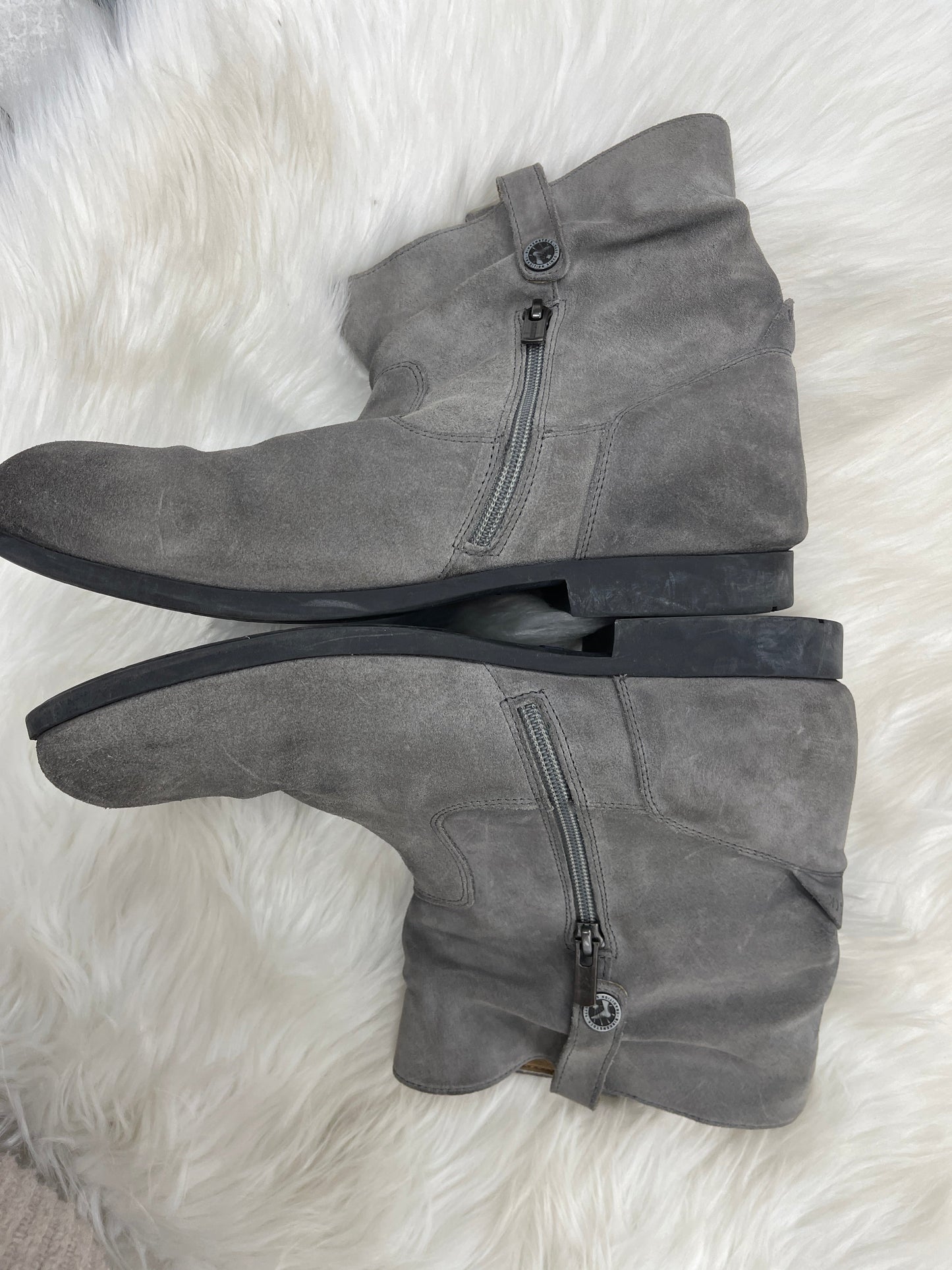 Boots Ankle Flats By Birkenstock Size: 10.5