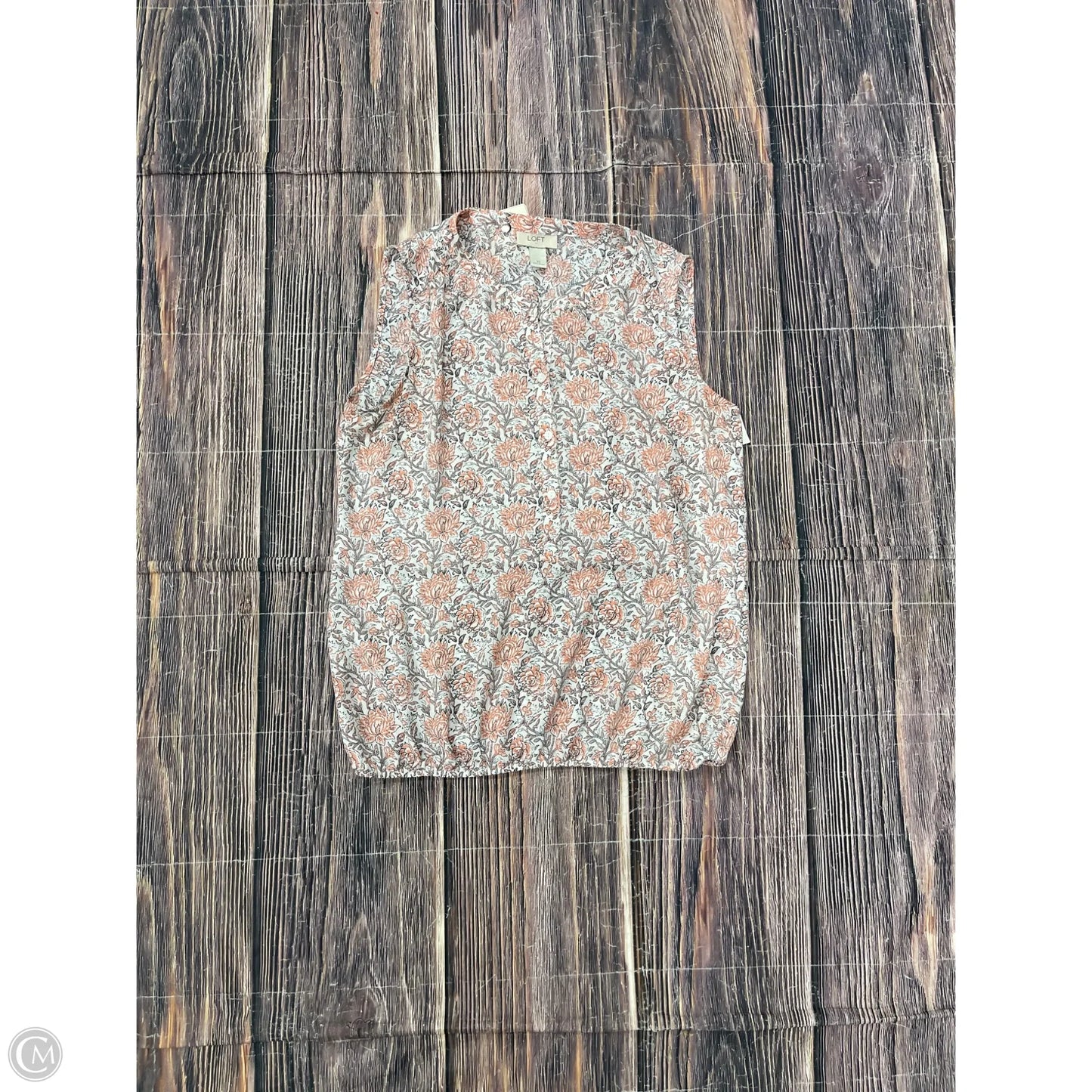 Tank Top By Loft In Orange, Size: Xs