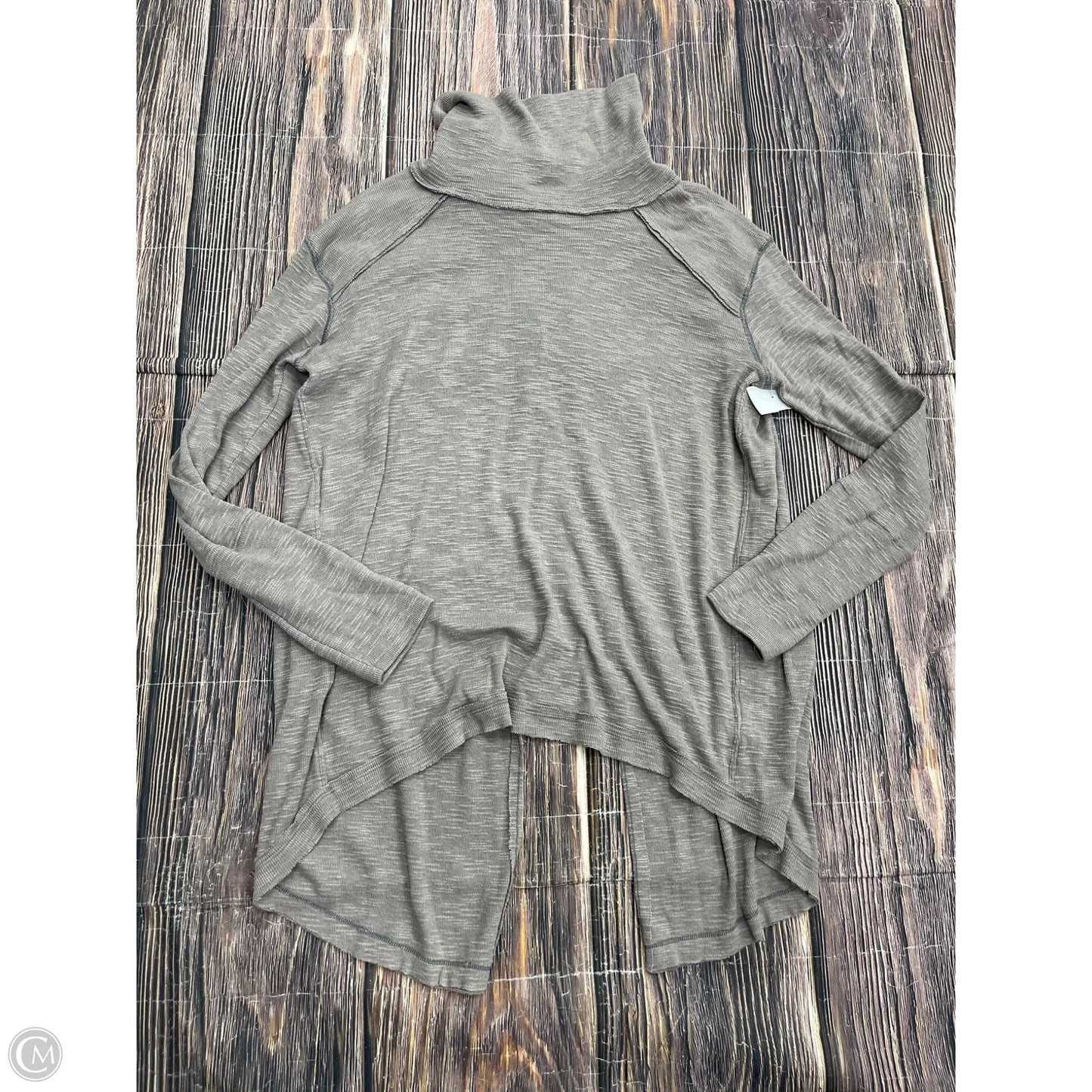 Top Long Sleeve By We The Free In Grey, Size: L
