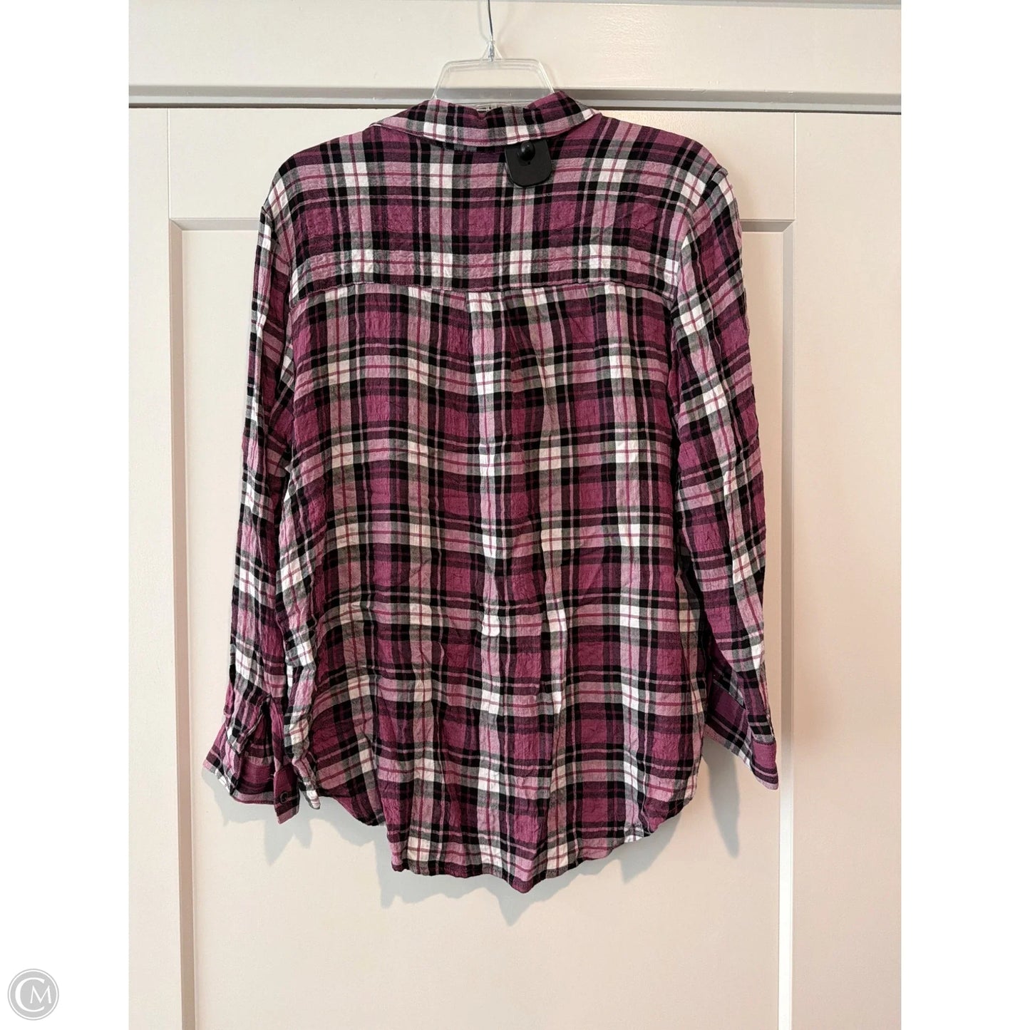 Top Long Sleeve By Good Hart In Purple, Size: S