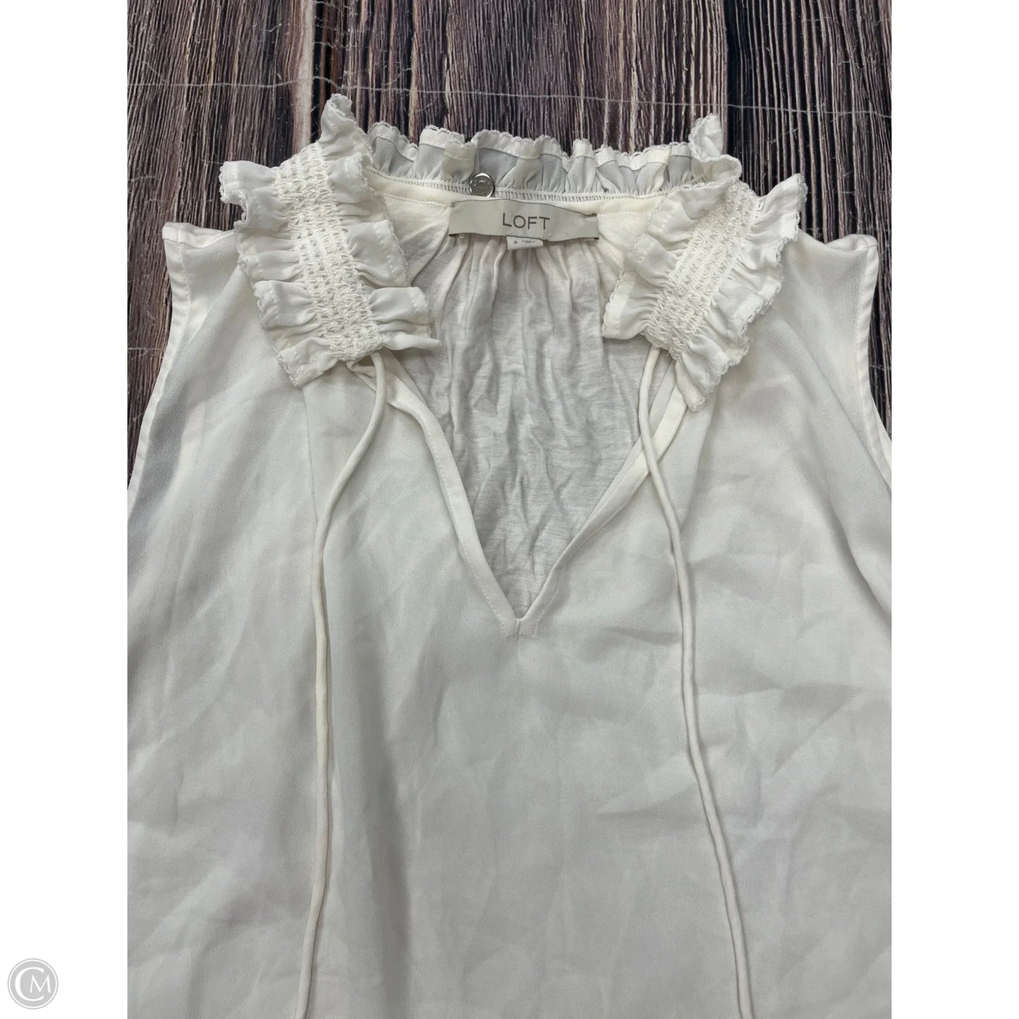 Tank Top By Loft In Cream, Size: S