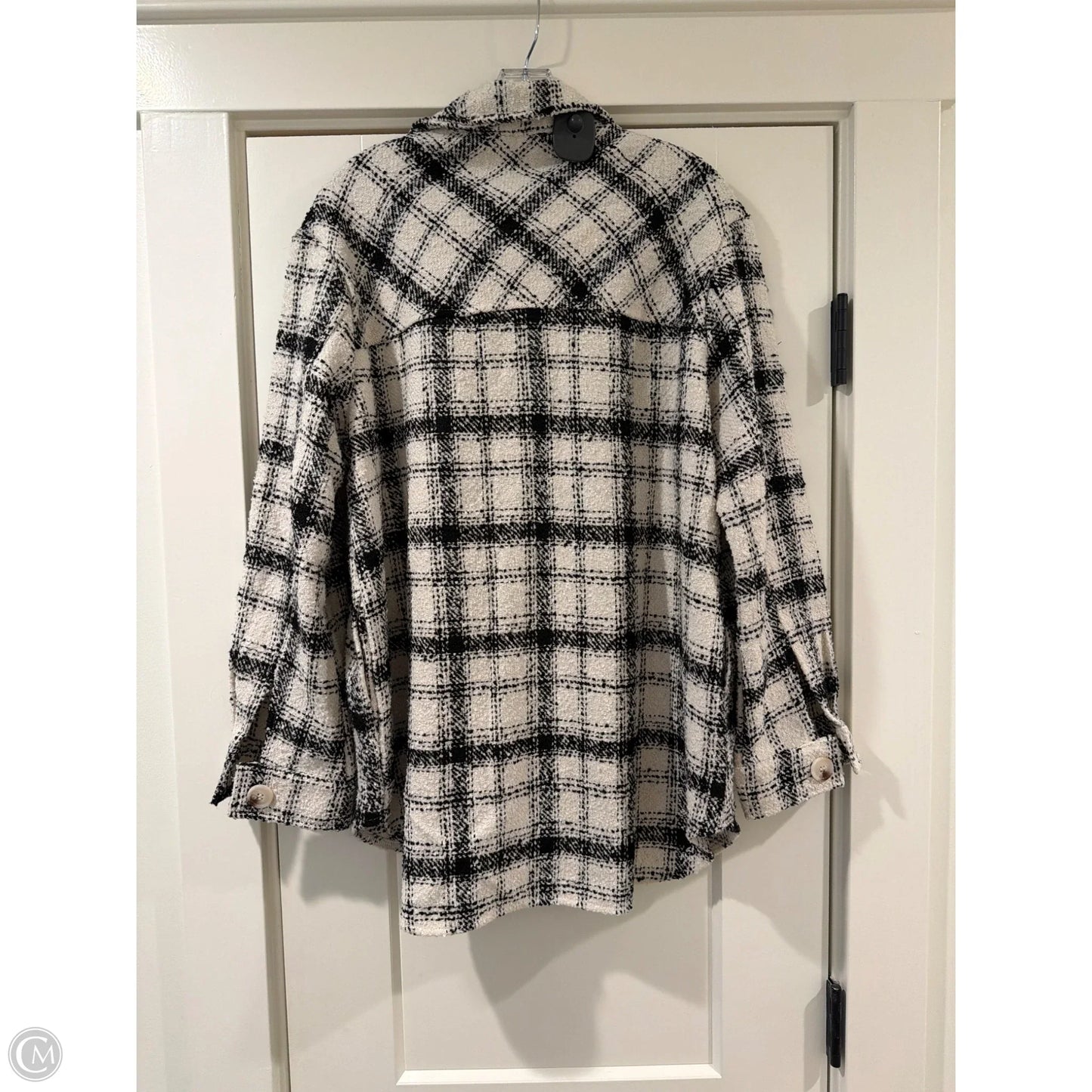 Jacket Shirt By Veveret In White, Size: L
