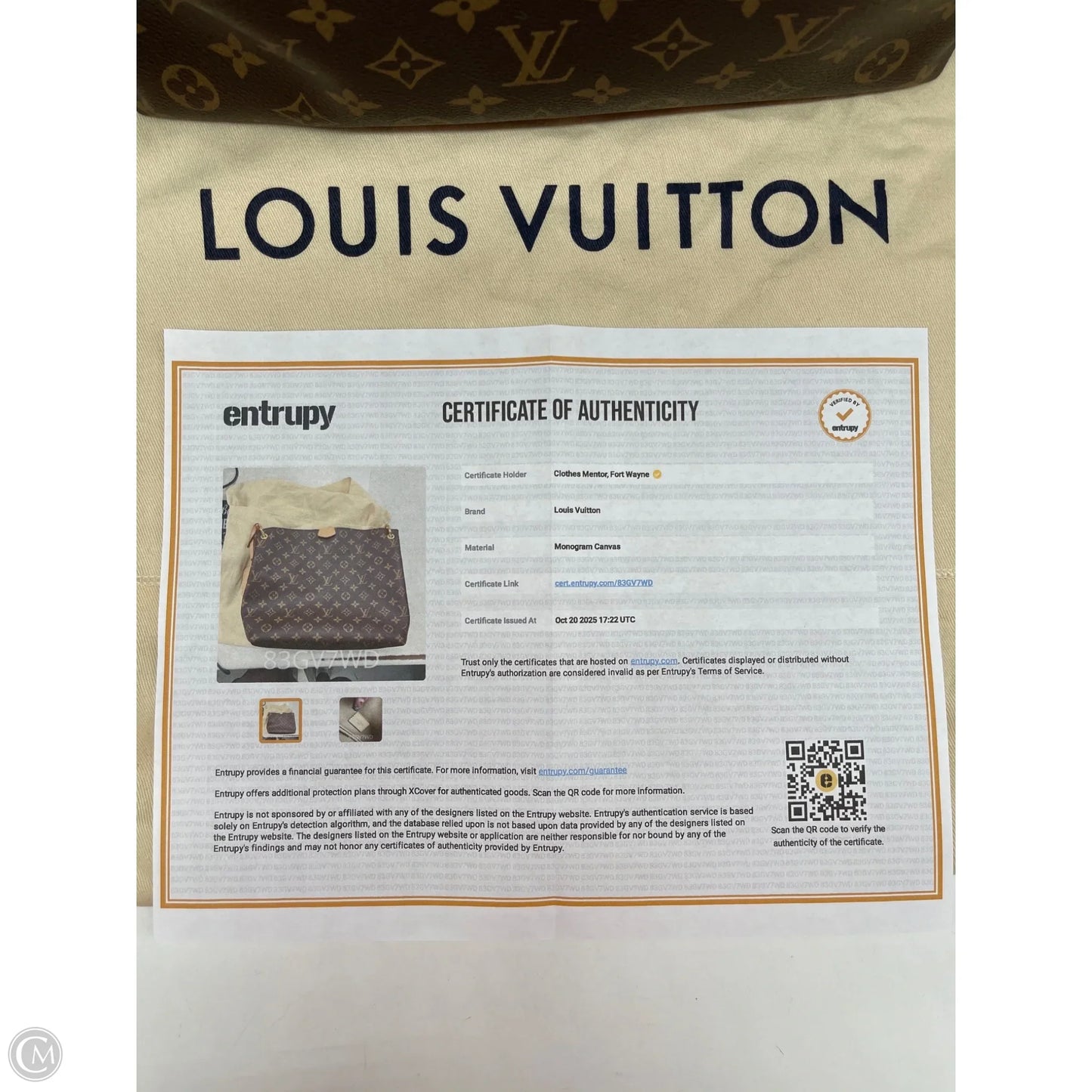 Handbag Luxury Designer By Louis Vuitton, Size: Medium
