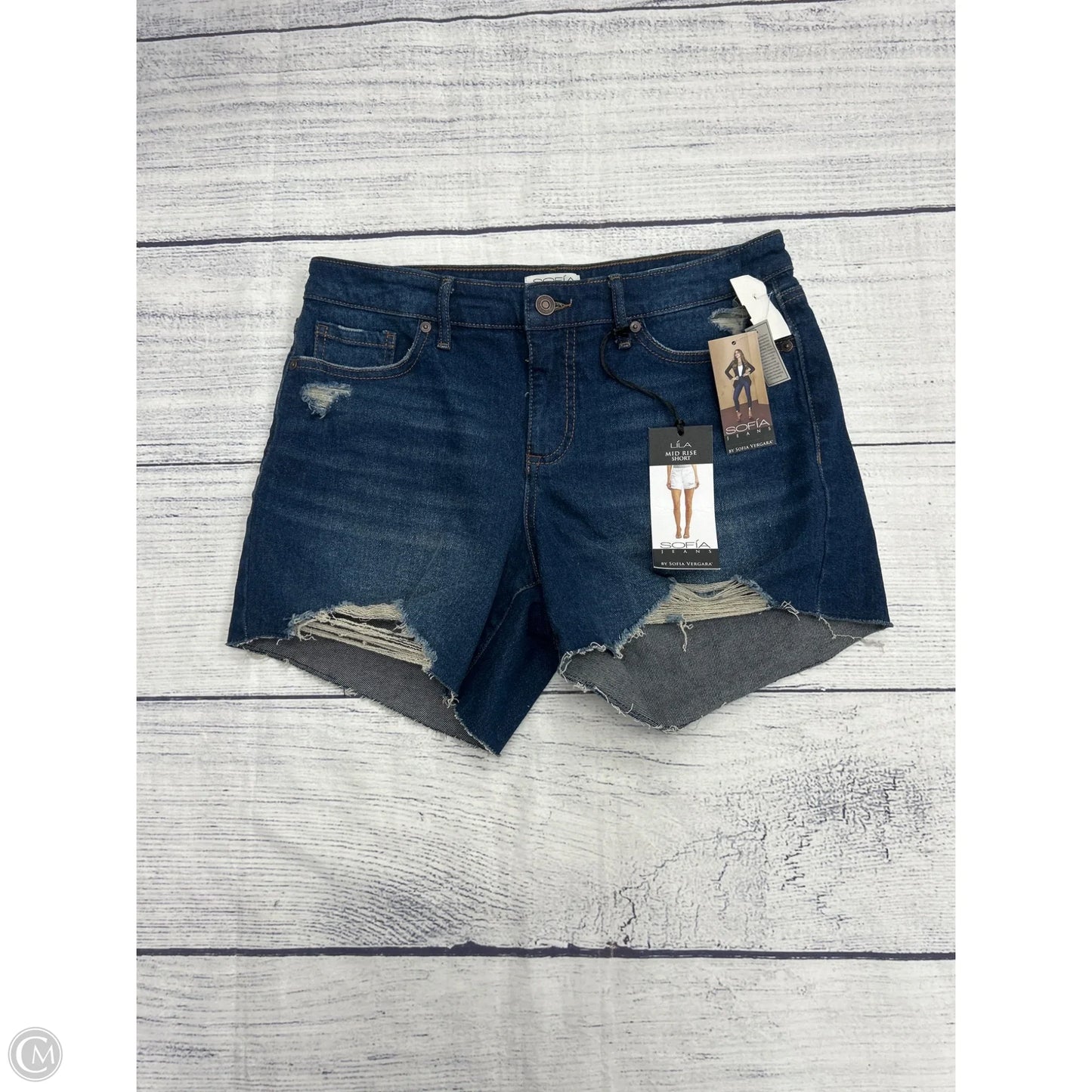 Shorts By Sofia By Sofia Vergara In Blue Denim, Size: 8