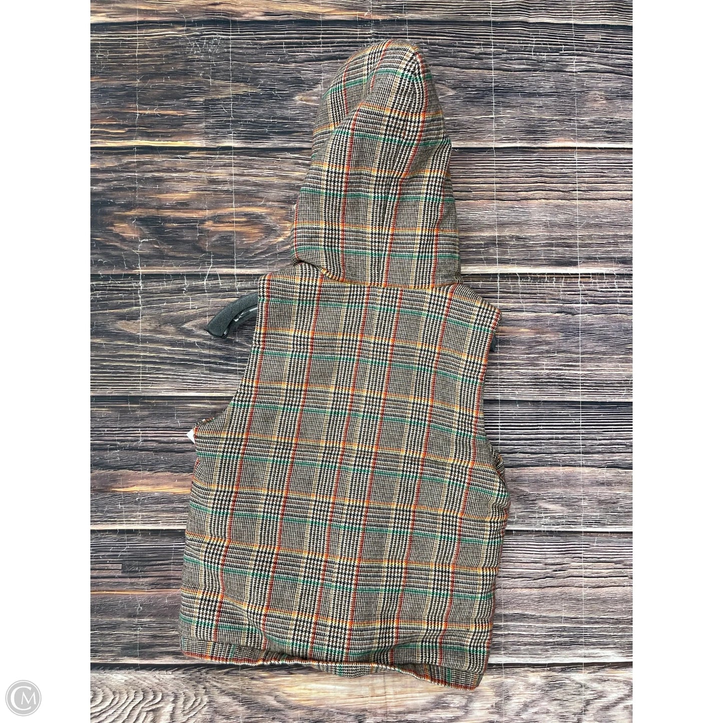 Vest Puffer & Quilted By Etcetra In Tan, Size: M