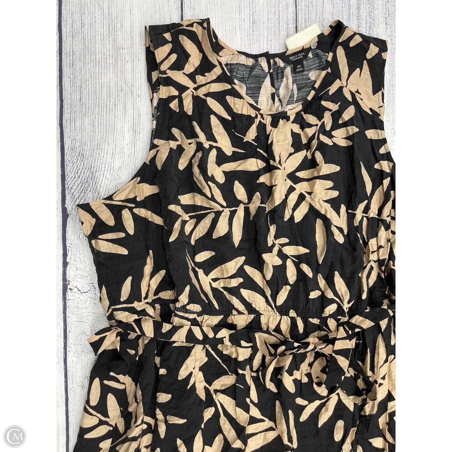 Dress Casual Maxi By Simply Vera In Black, Size: 4x