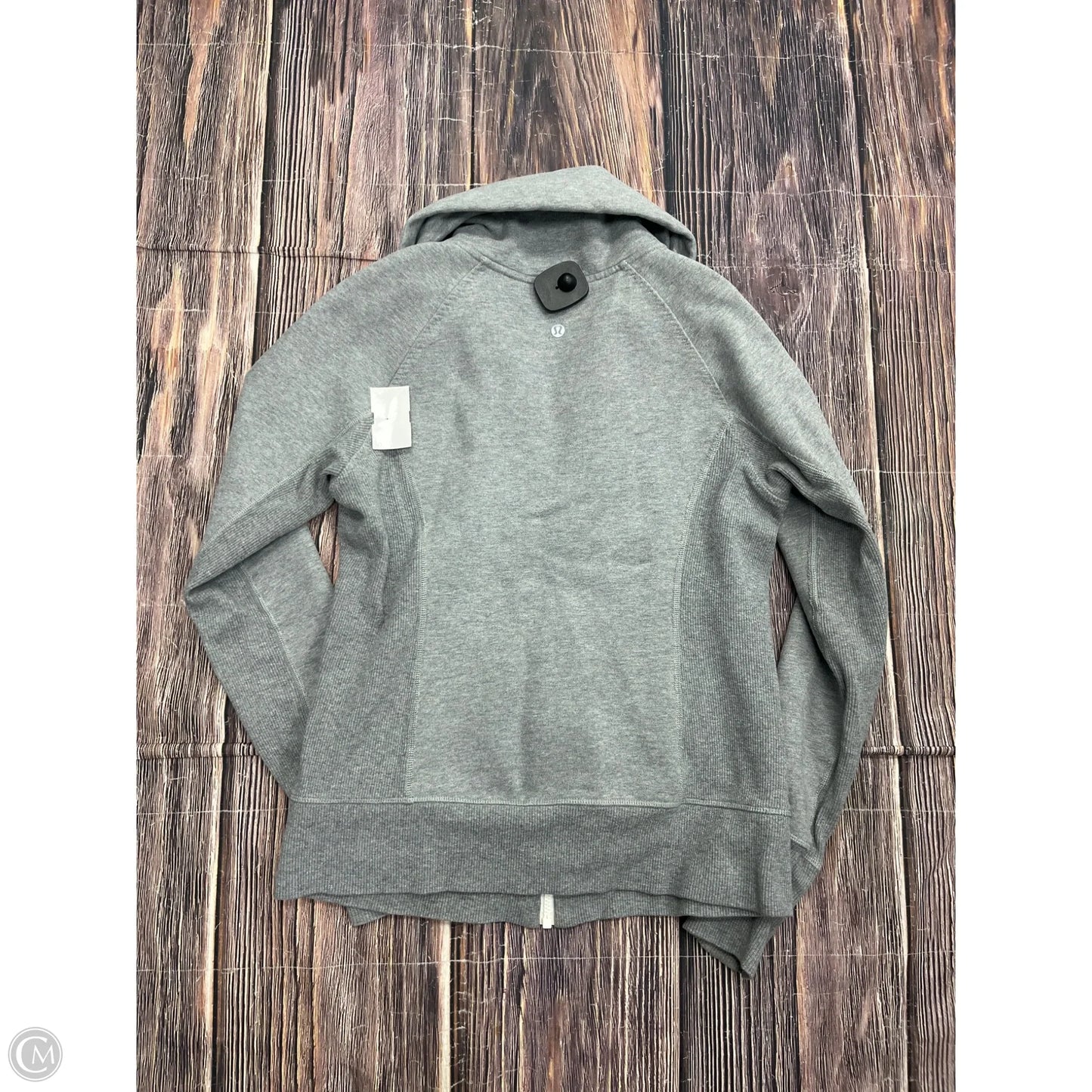 Athletic Jacket By Lululemon In Grey, Size: 6