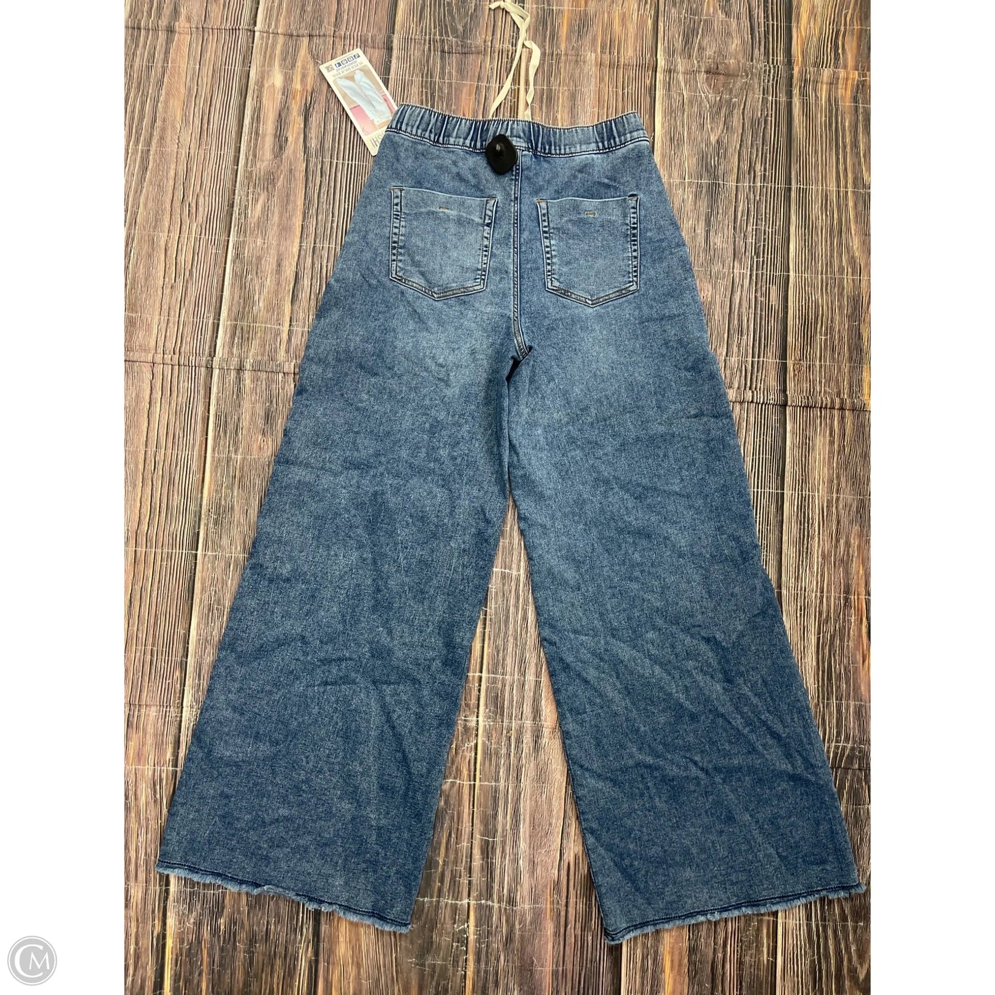 Jeans Wide Leg By Rewash In Blue Denim, Size: L