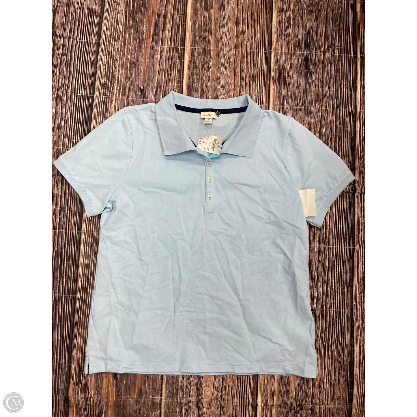 Top Short Sleeve By J. Crew In Blue, Size: M