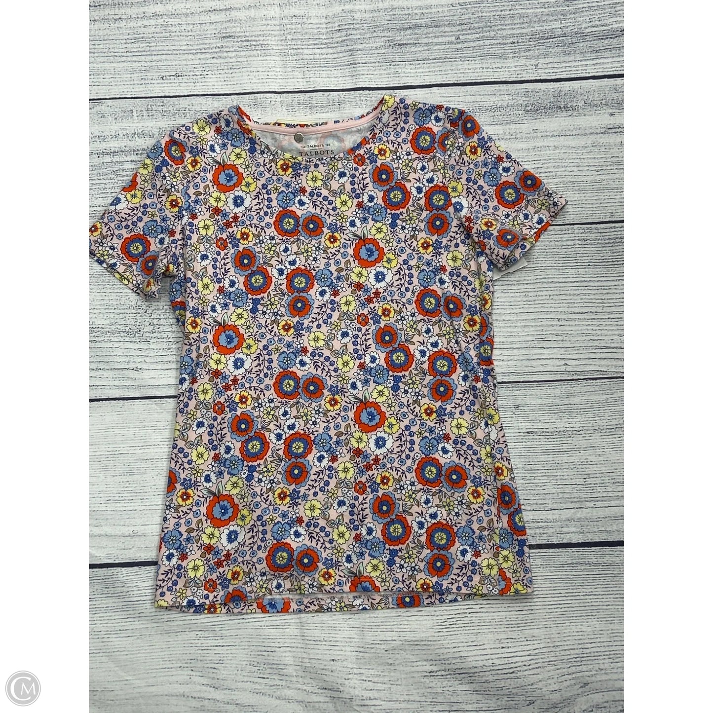 Top Short Sleeve By Talbots In Pink, Size: Xs