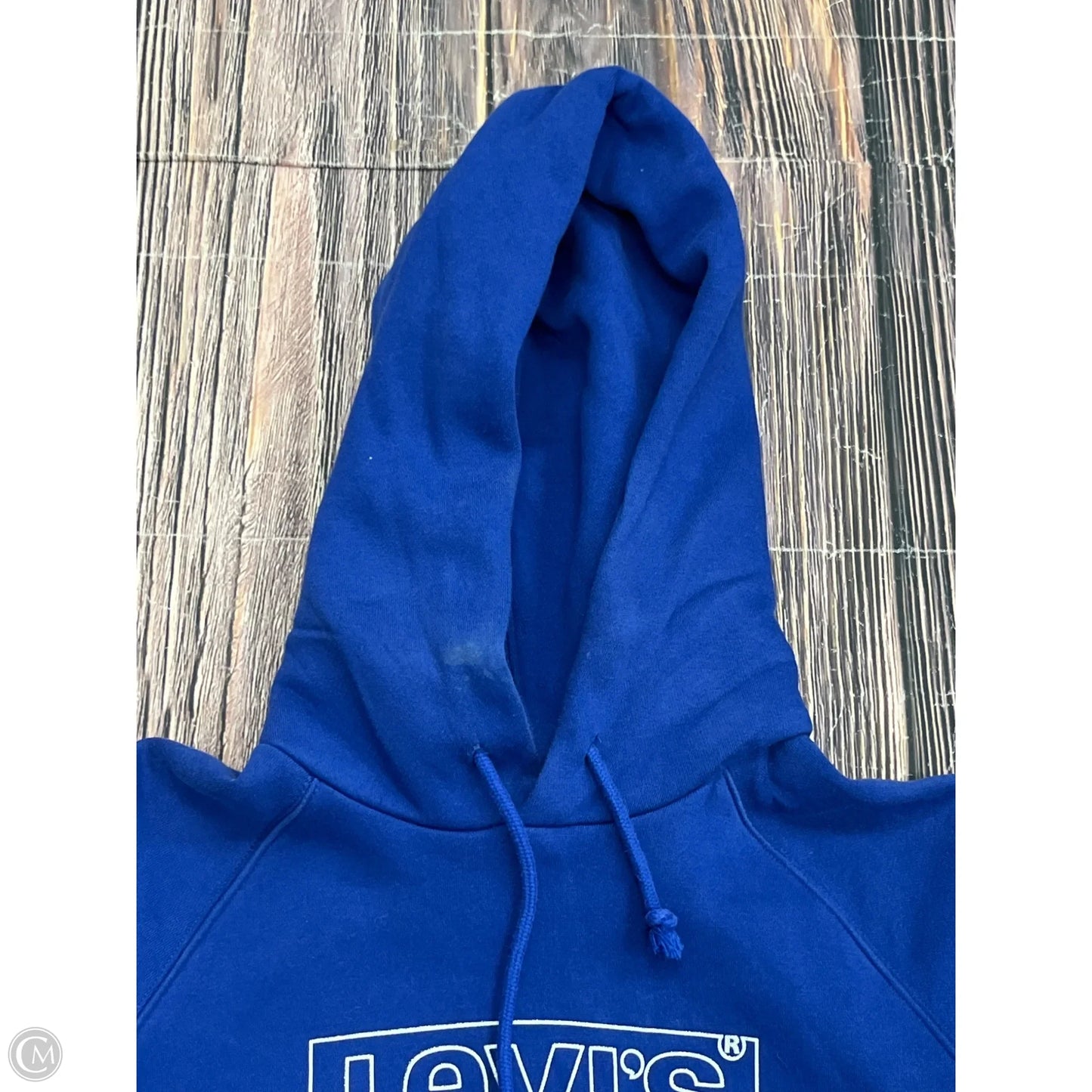 Sweatshirt Hoodie By Levis In Blue, Size: Xs