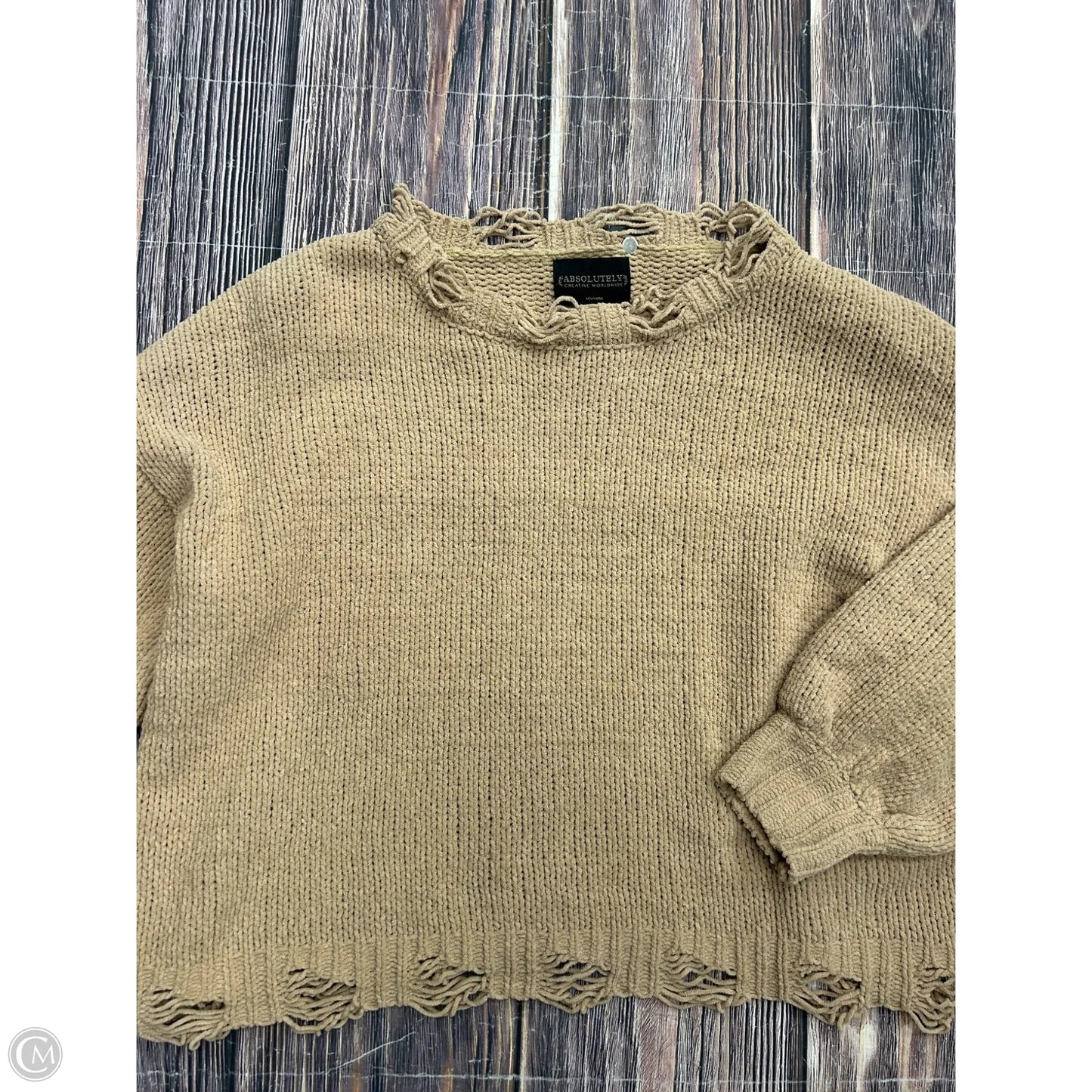 Sweater By Absolutely In Brown, Size: M