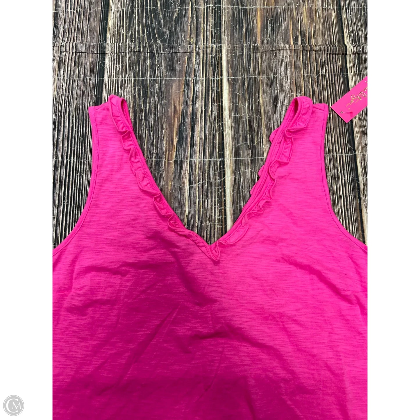 Tank Top Designer By Lilly Pulitzer In Pink, Size: 1x