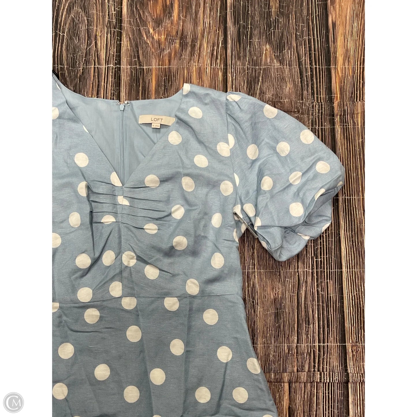Dress Casual Short By Loft In Blue, Size: 10