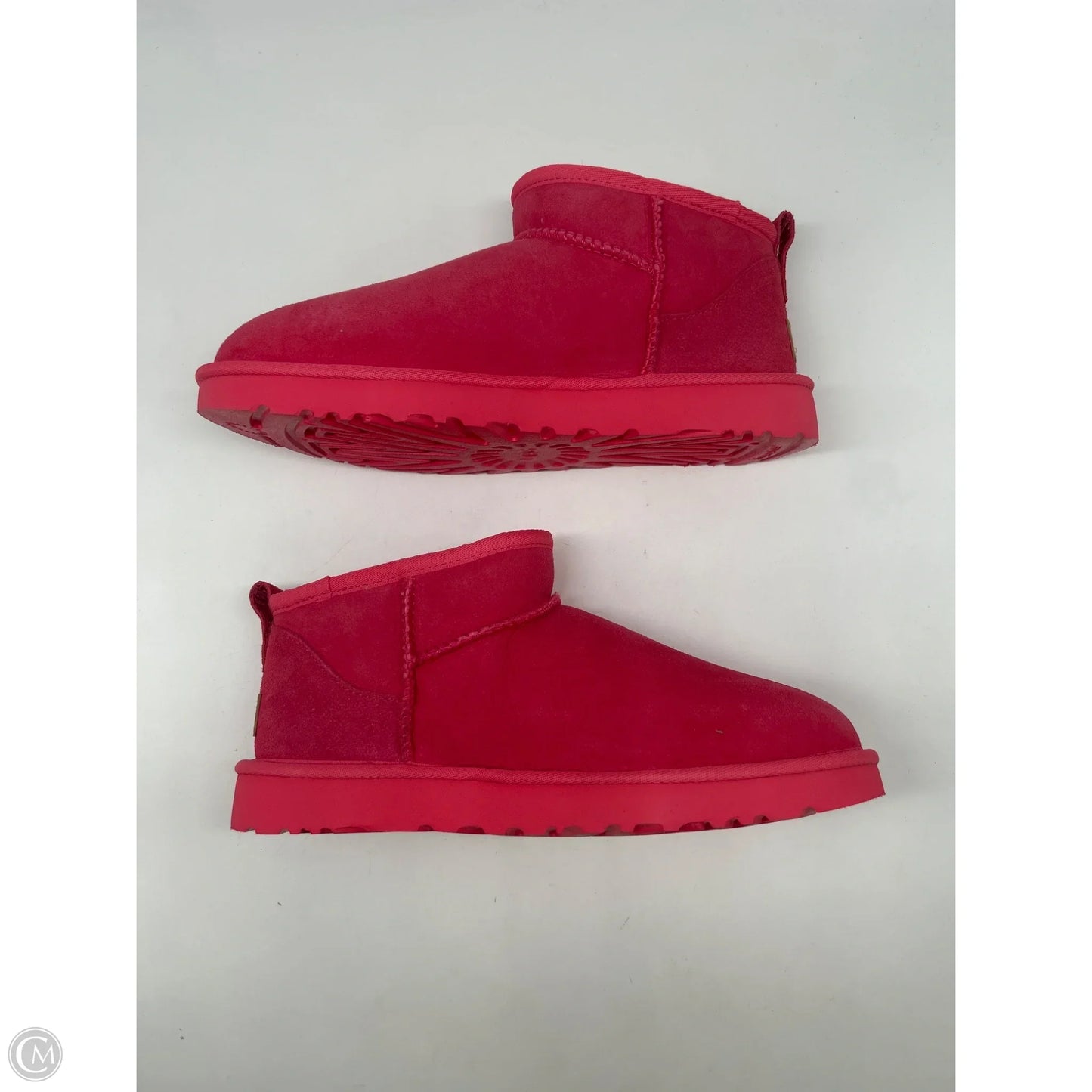 Boots Designer By Ugg In Pink, Size: 8