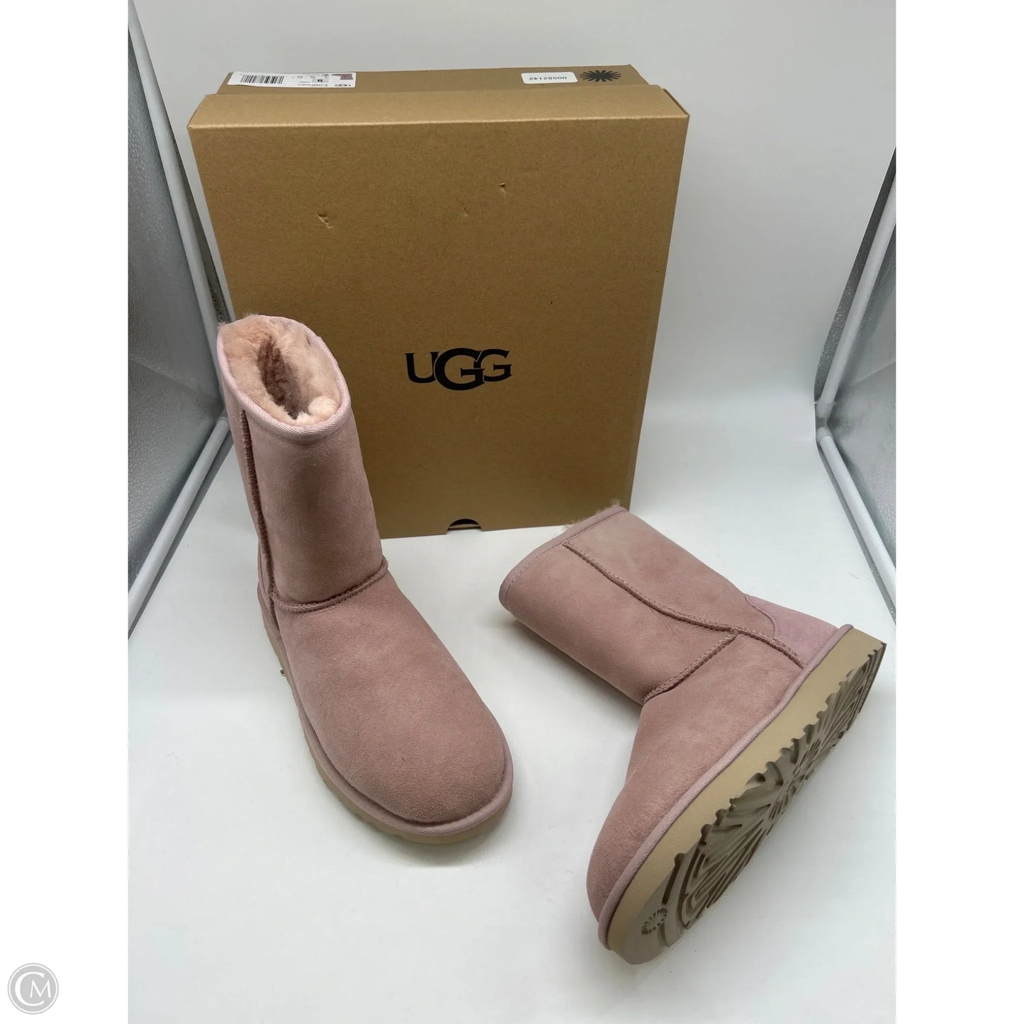 Boots Designer By Ugg In Pink, Size: 8