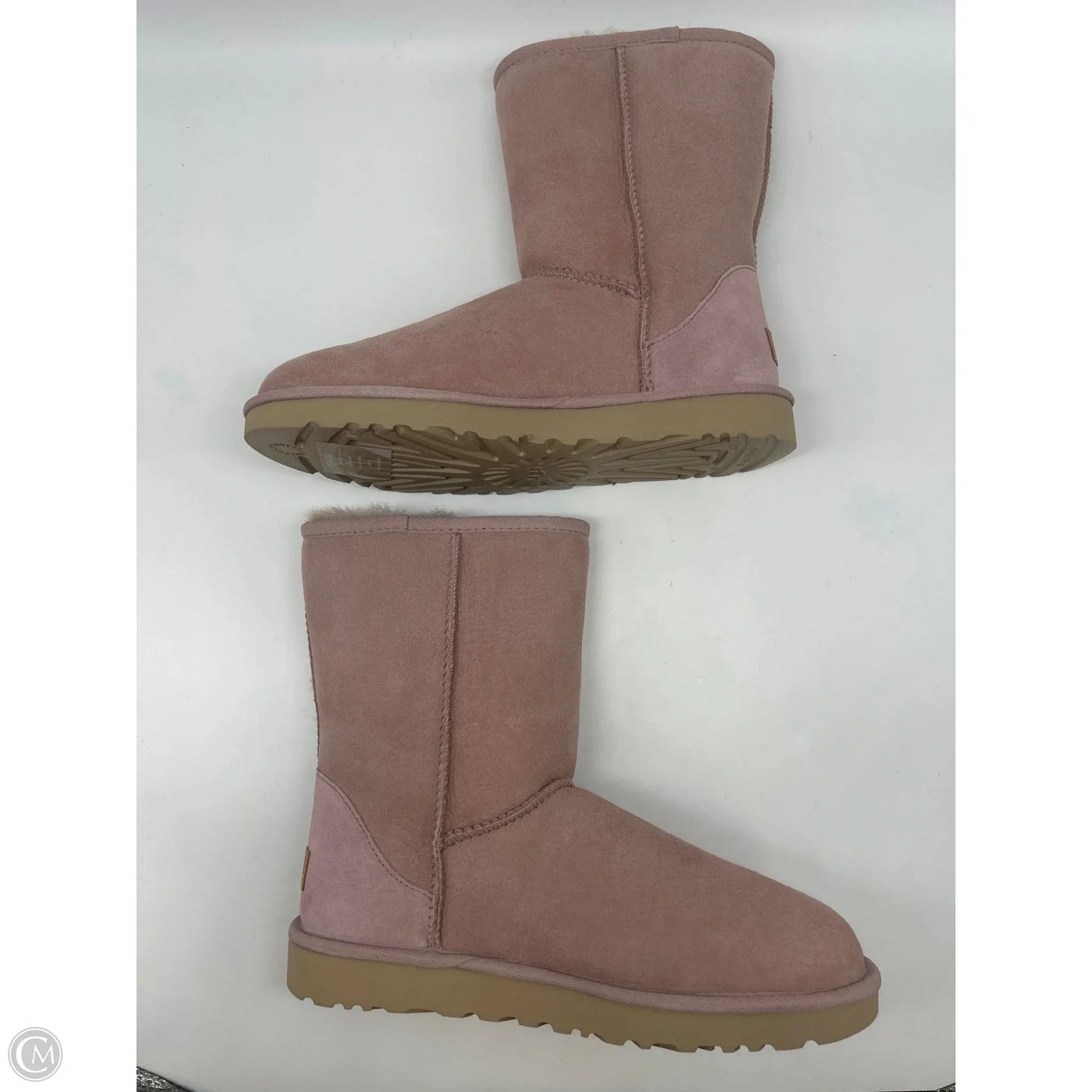 Boots Designer By Ugg In Pink, Size: 8