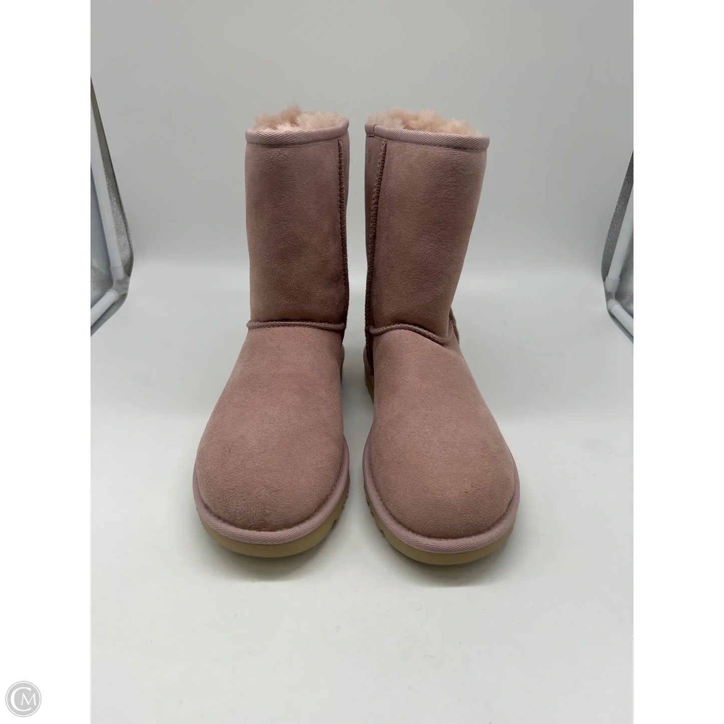 Boots Designer By Ugg In Pink, Size: 8