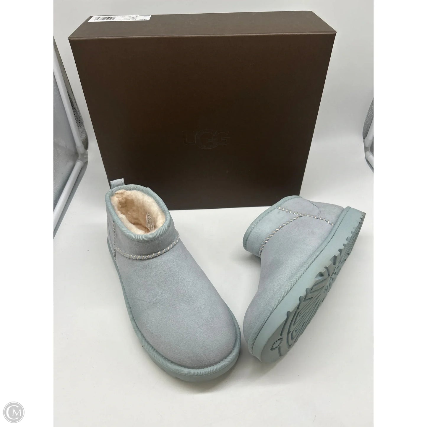 Boots Designer By Ugg In Blue, Size: 8