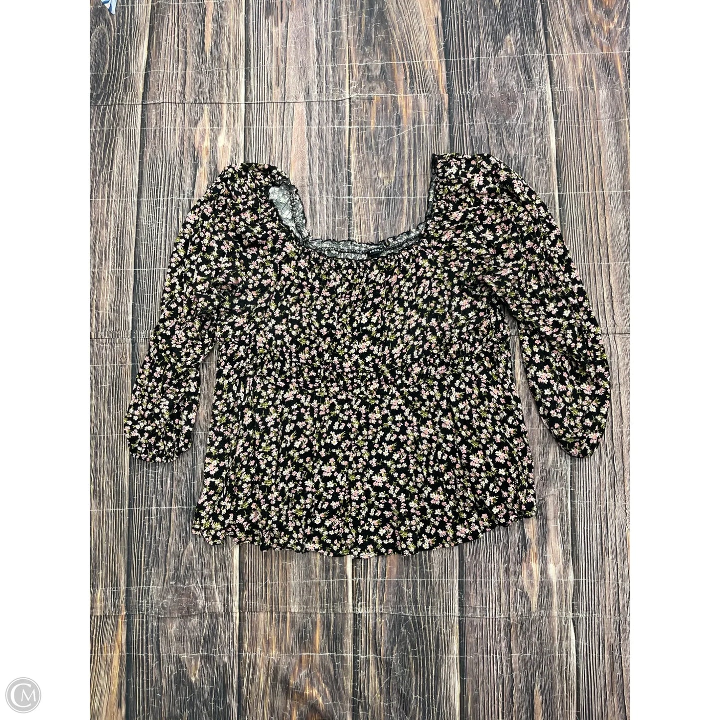 Top Long Sleeve By Torrid In Black, Size: 4x