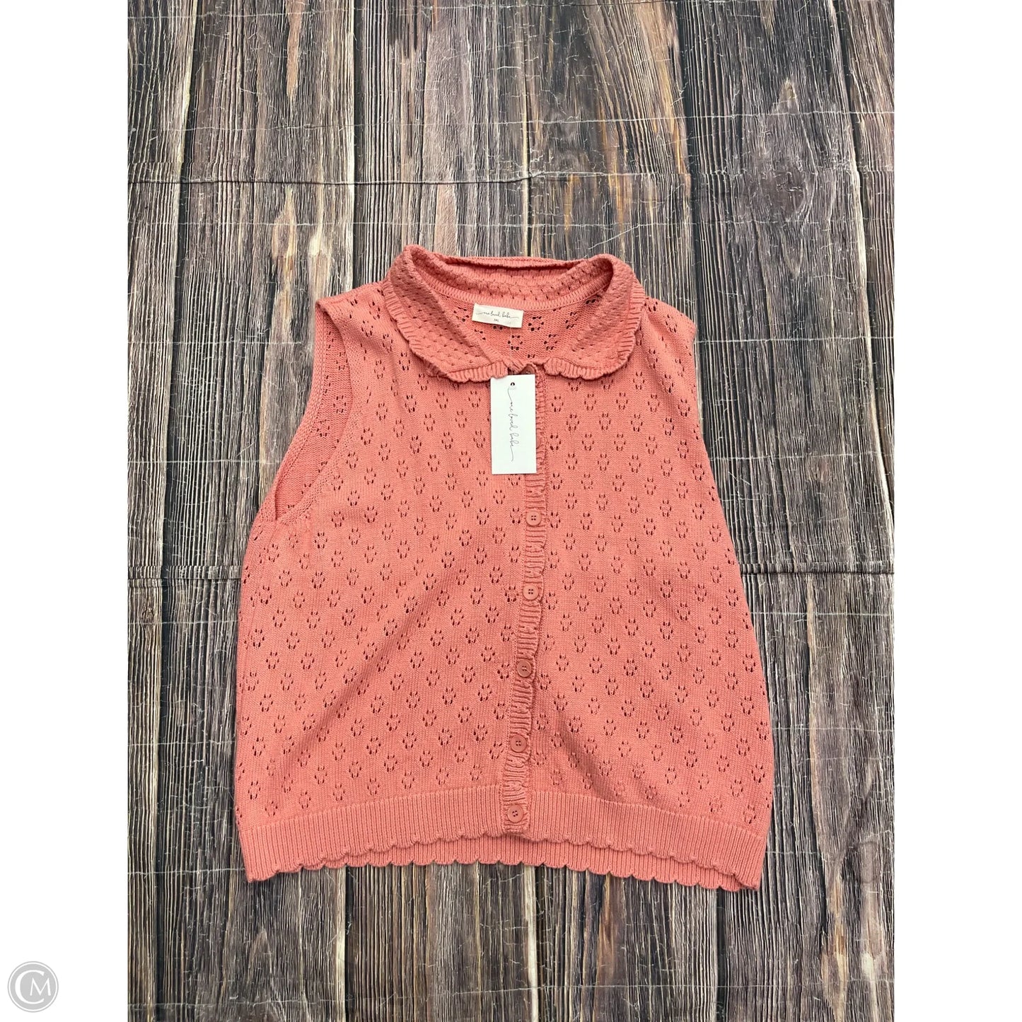 Cardigan By Clothes Mentor In Pink, Size: 3x