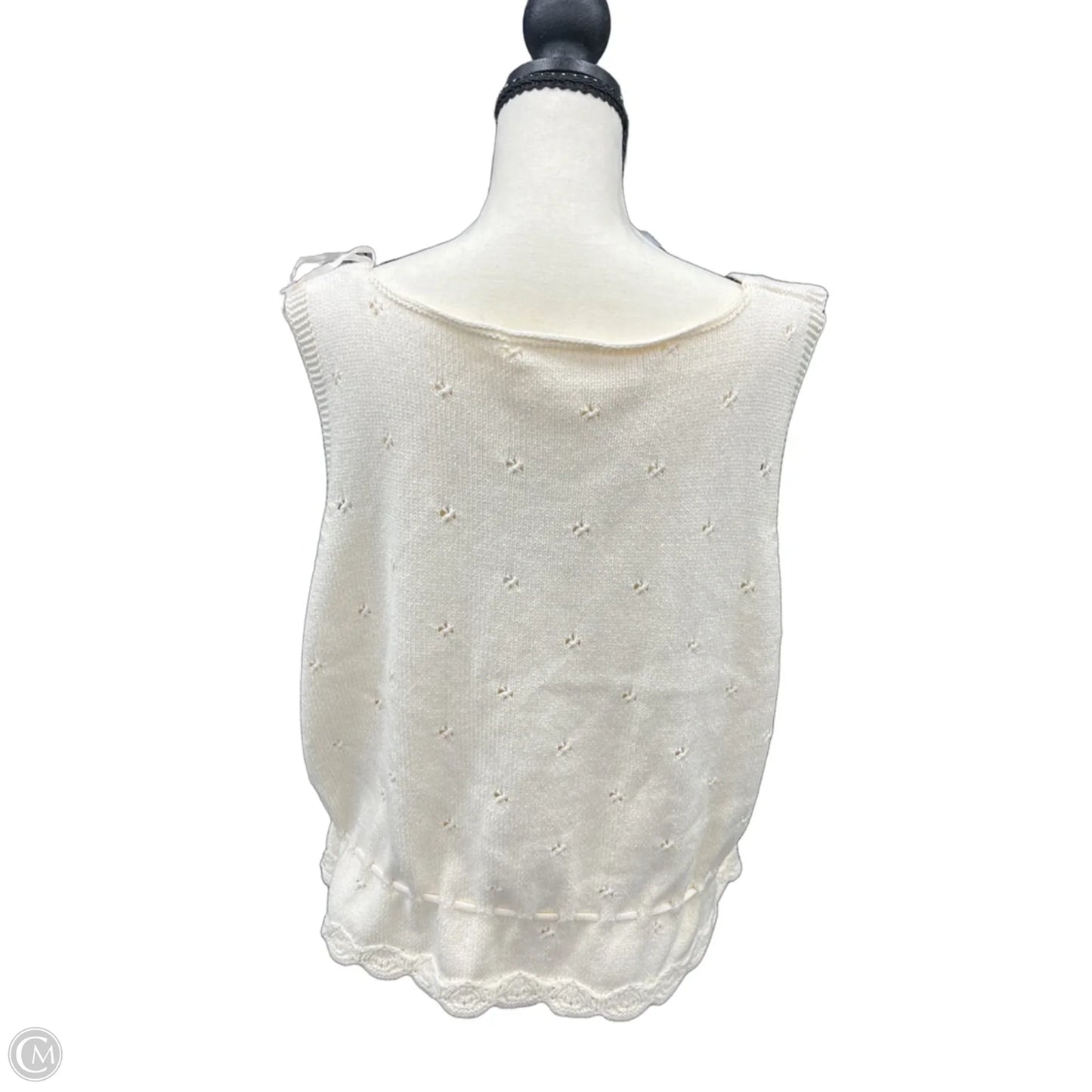 Tank Top By Clothes Mentor In Cream, Size: 3x