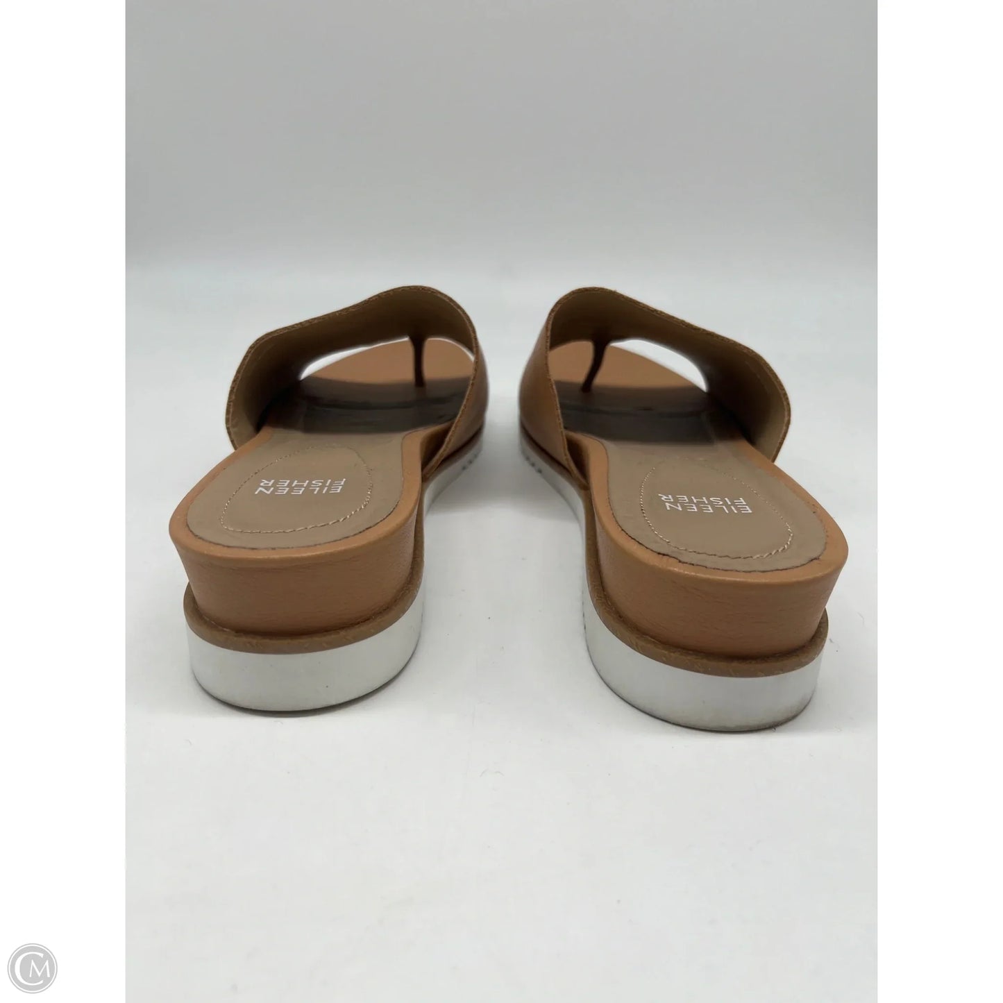 Sandals Flats By Eileen Fisher In Tan, Size: 9