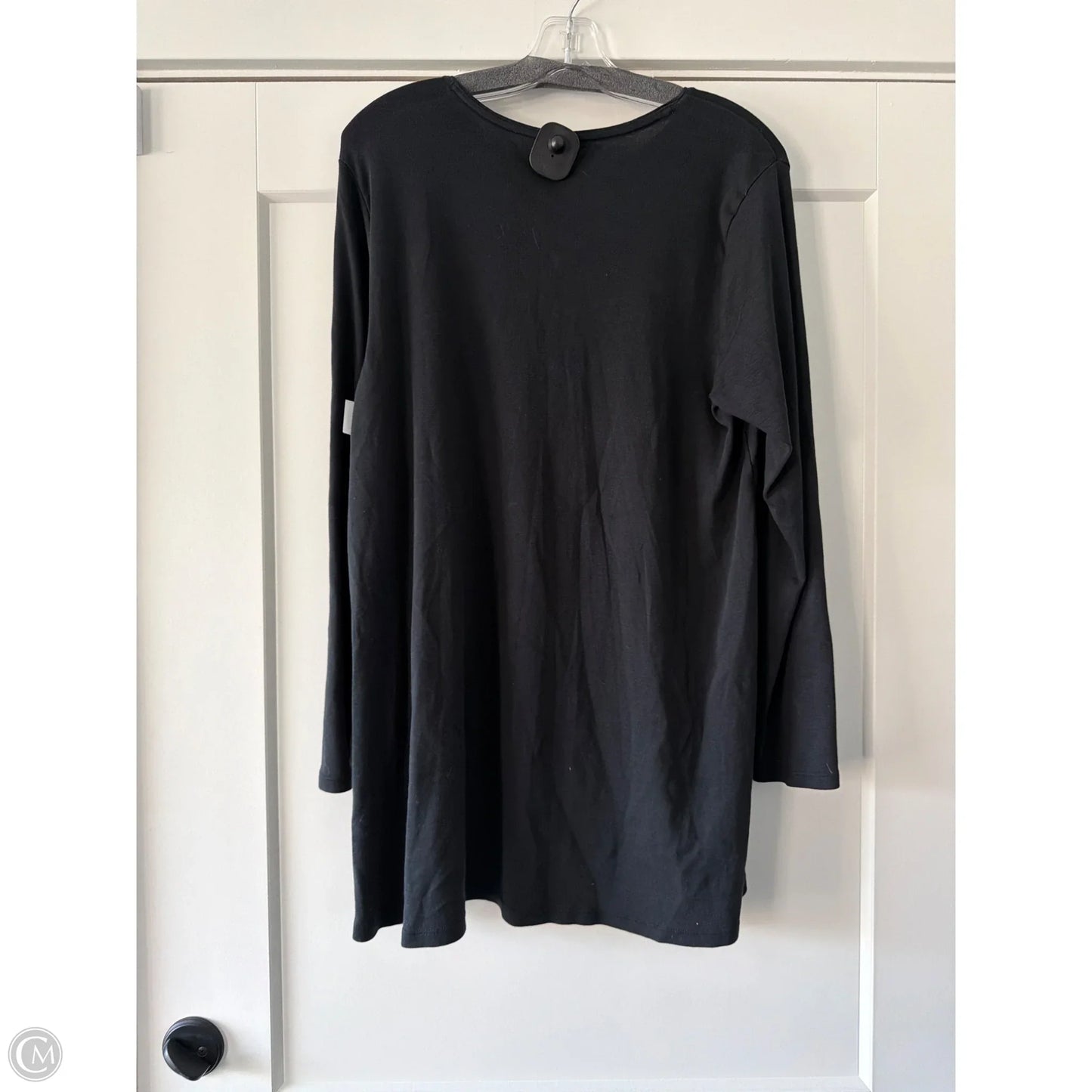 Top Long Sleeve By J. Jill In Black, Size: L