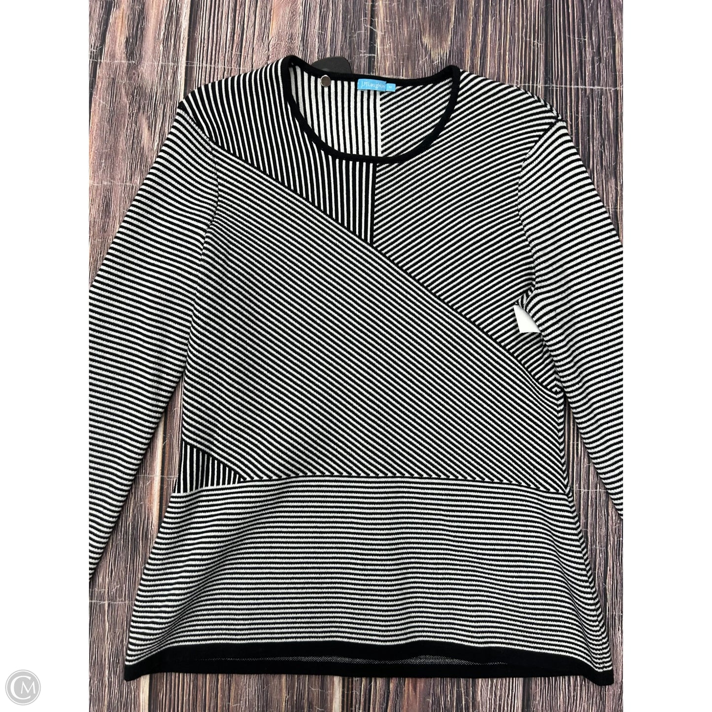 Sweater By J Mclaughlin In Black & White, Size: M