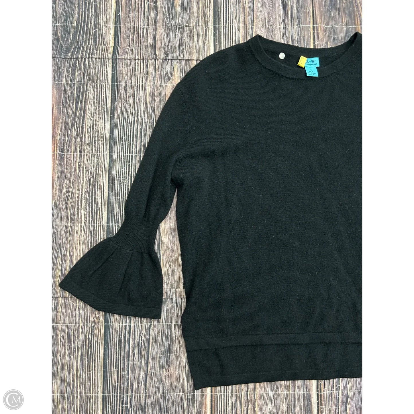 Sweater Cashmere By Clothes Mentor In Black, Size: S