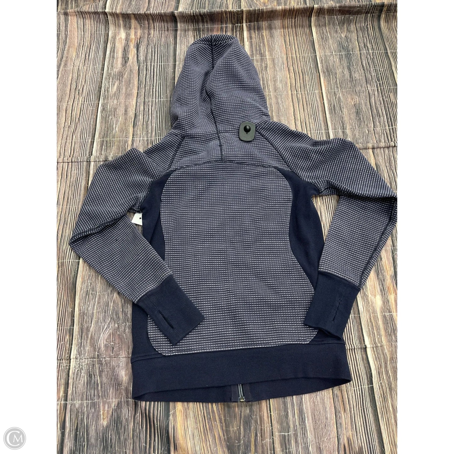 Athletic Jacket By Lululemon In Blue, Size: 8