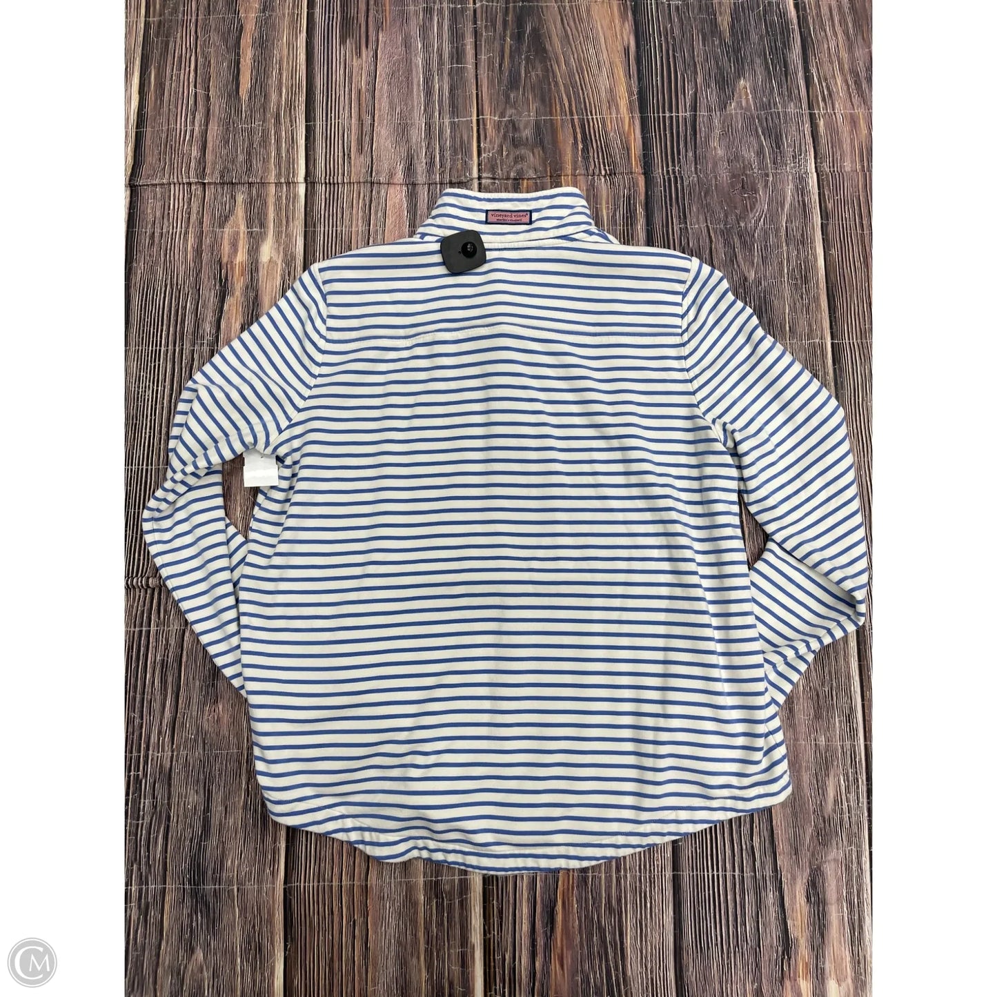 Sweatshirt Collar By Vineyard Vines In Blue, Size: Xl