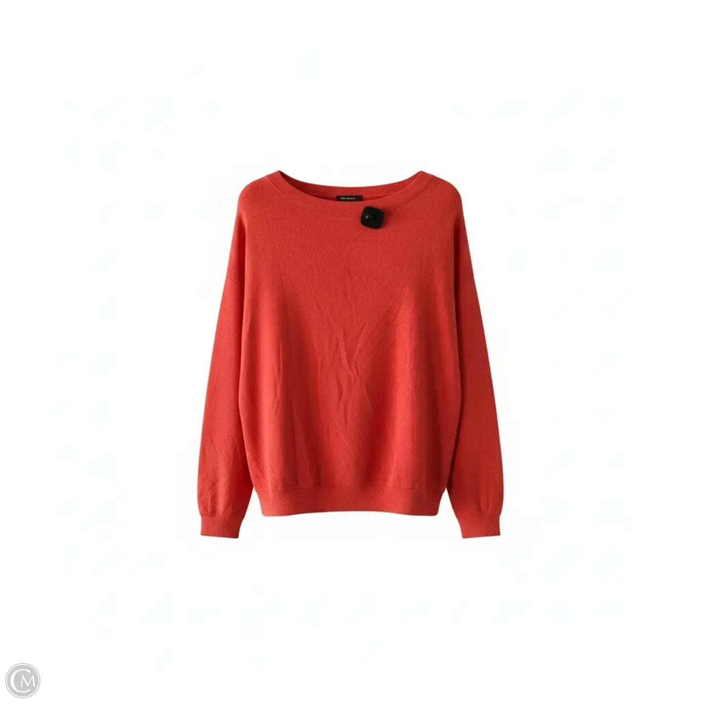 Top Long Sleeve By Peace Love World In Orange, Size: L