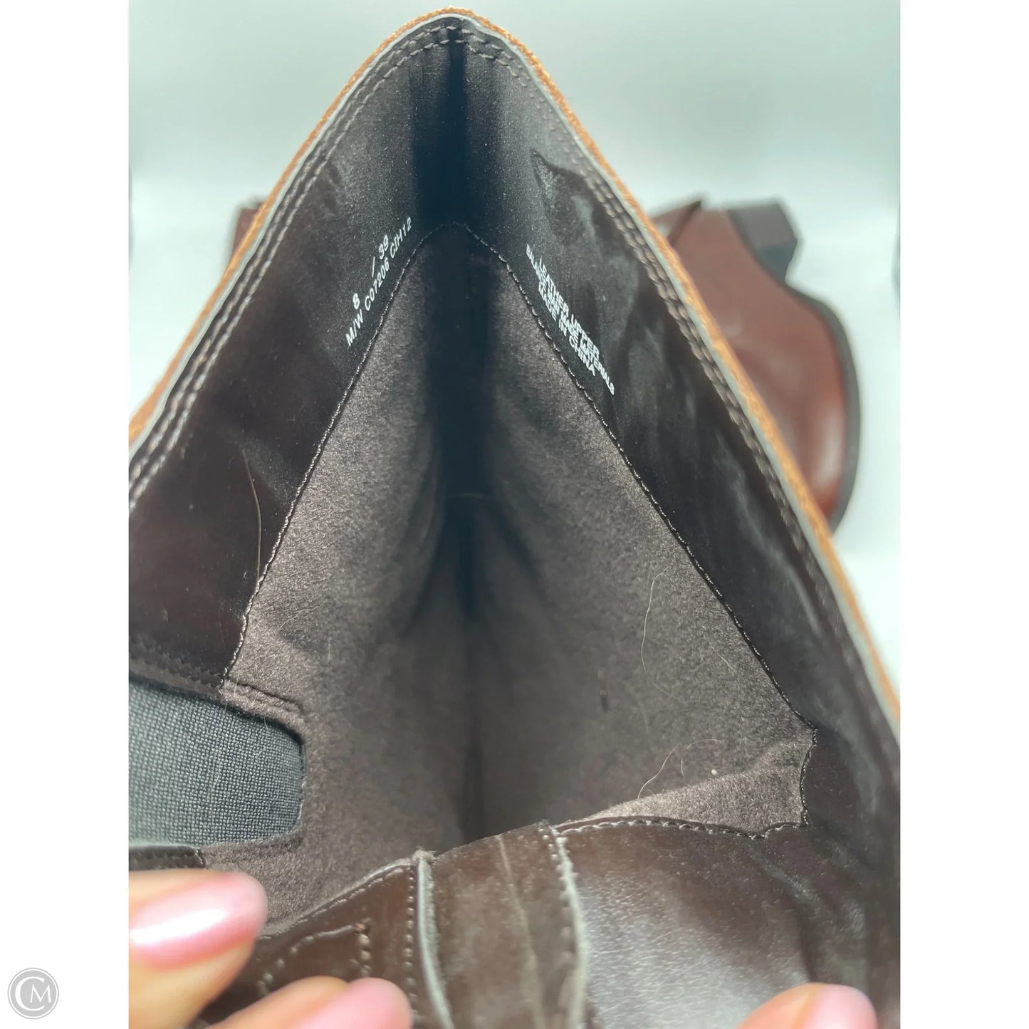 Boots Mid-calf Heels By Boc In Brown, Size: 8