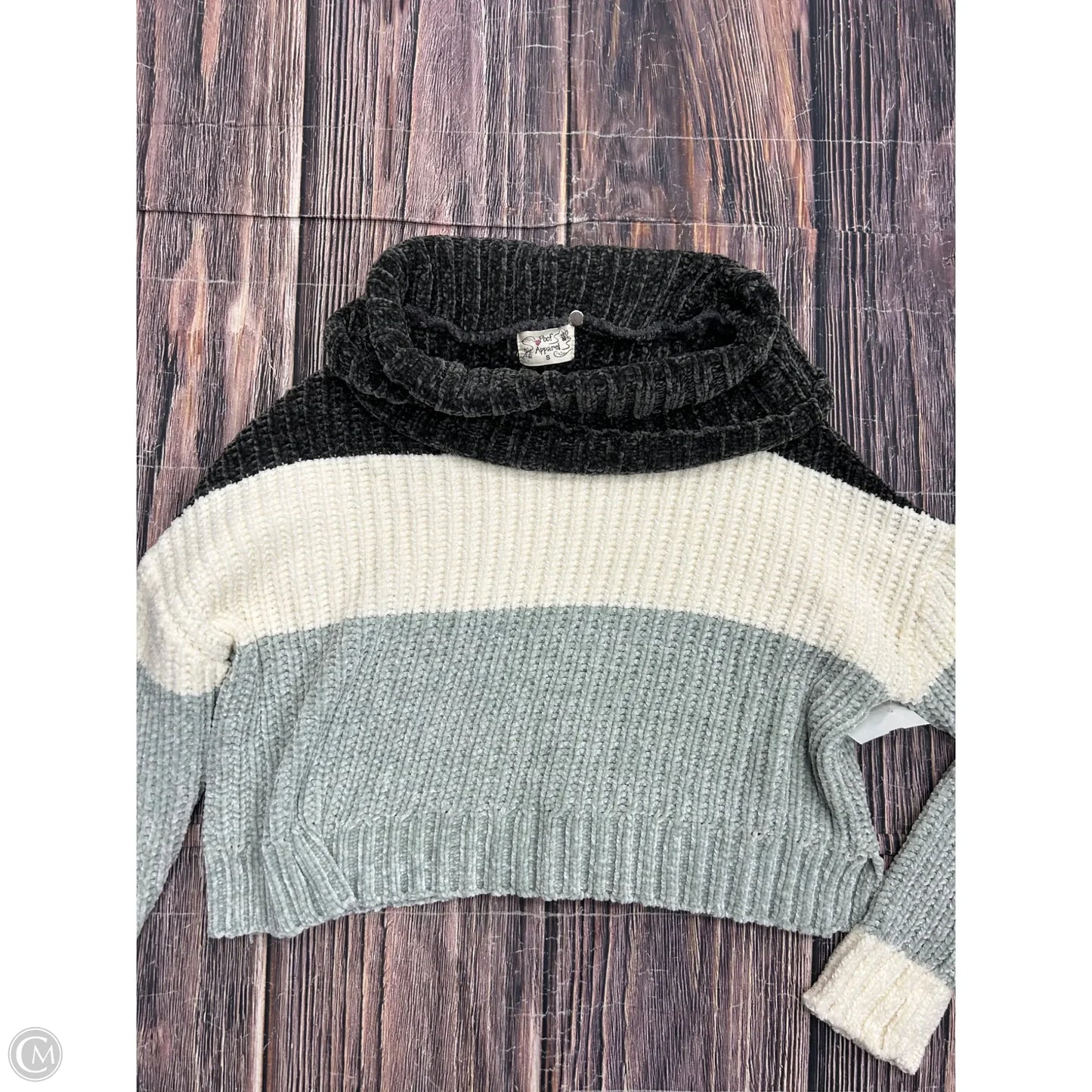 Sweater By Poof In Grey, Size: S