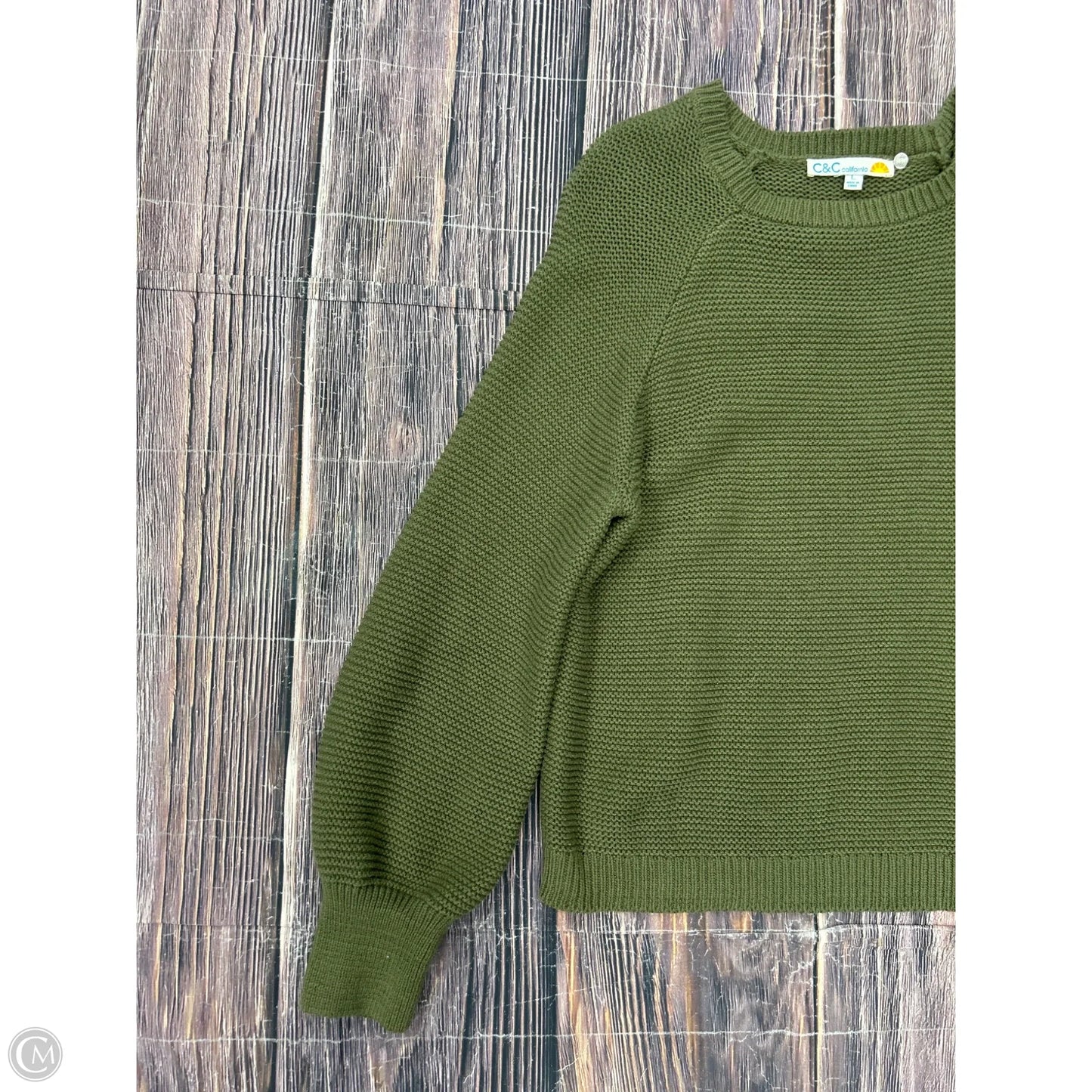 Sweater By C And C In Green, Size: L