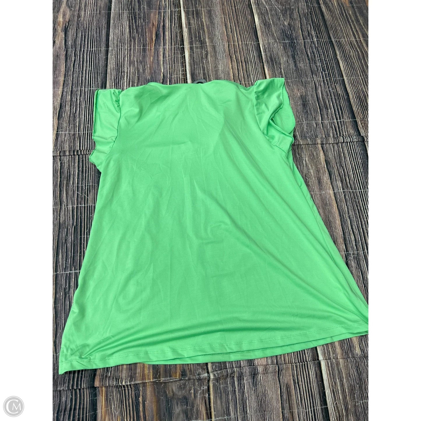 Top Short Sleeve By Clothes Mentor In Green, Size: S