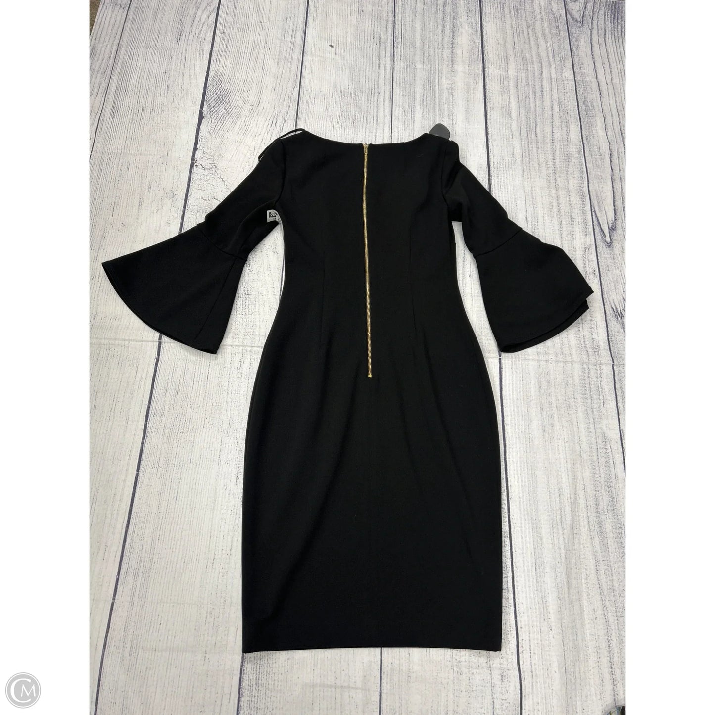 Dress Work By Calvin Klein In Black, Size: Large