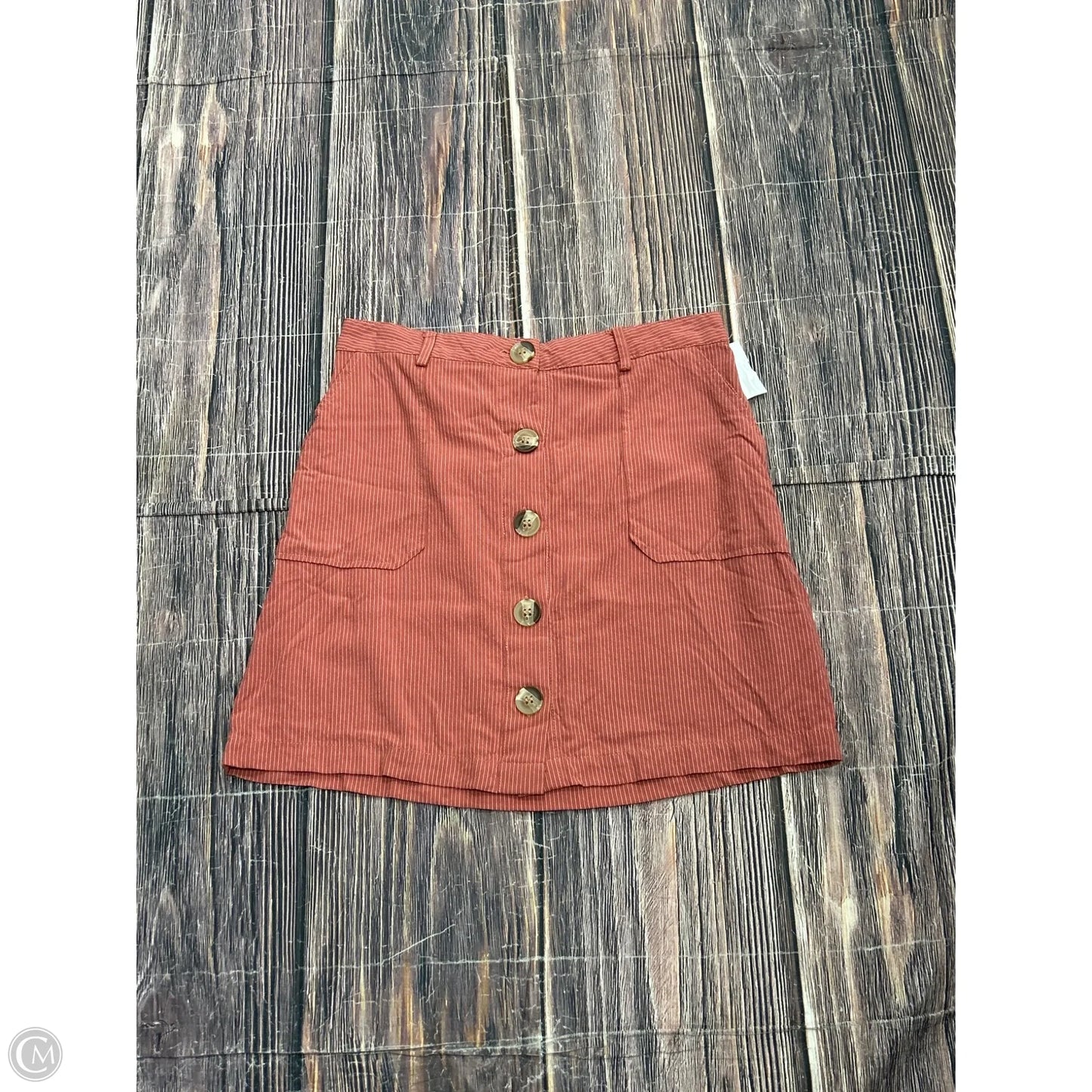 Skirt Mini & Short By E&m In Orange, Size: M
