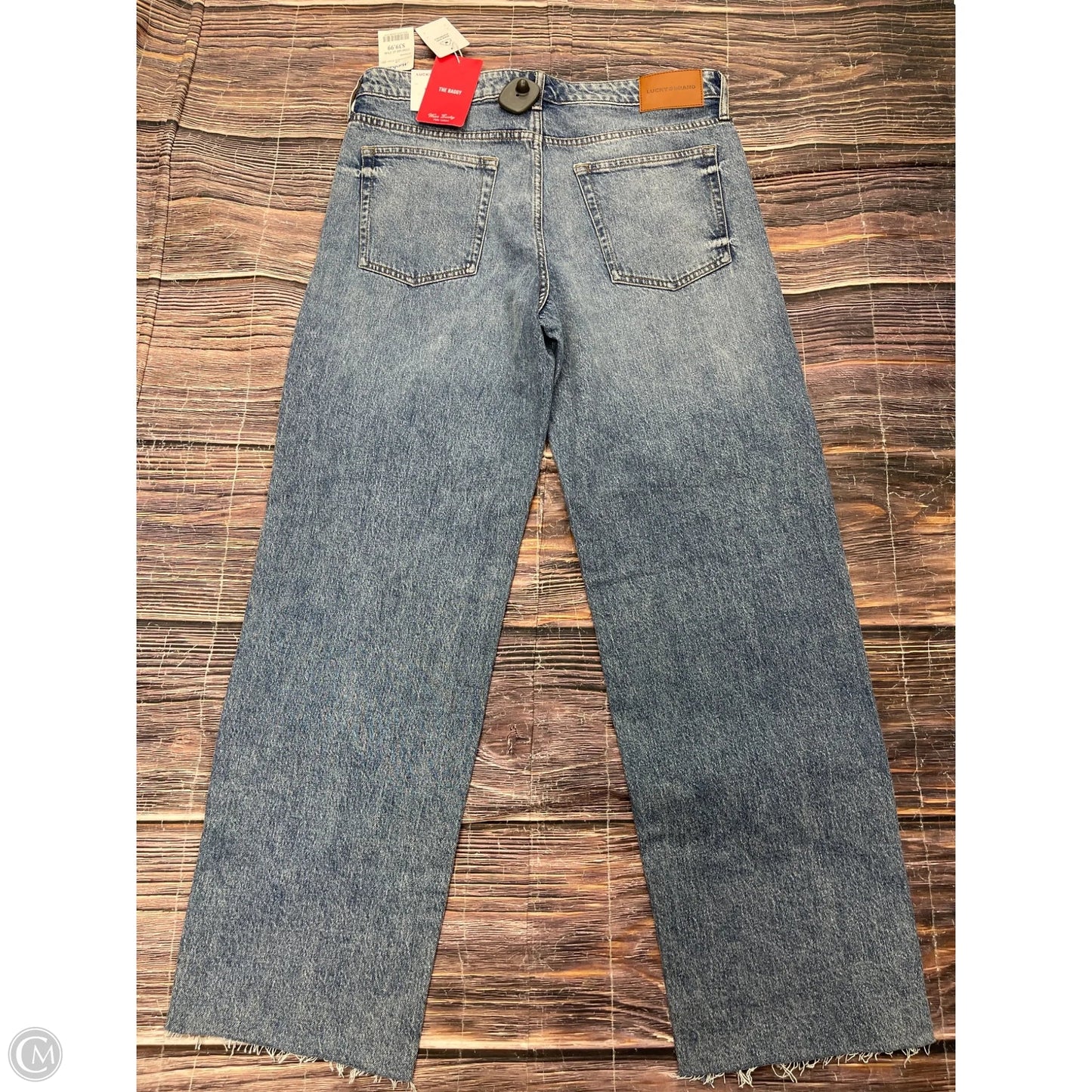 Jeans Wide Leg By Lucky Brand In Blue Denim, Size: 10