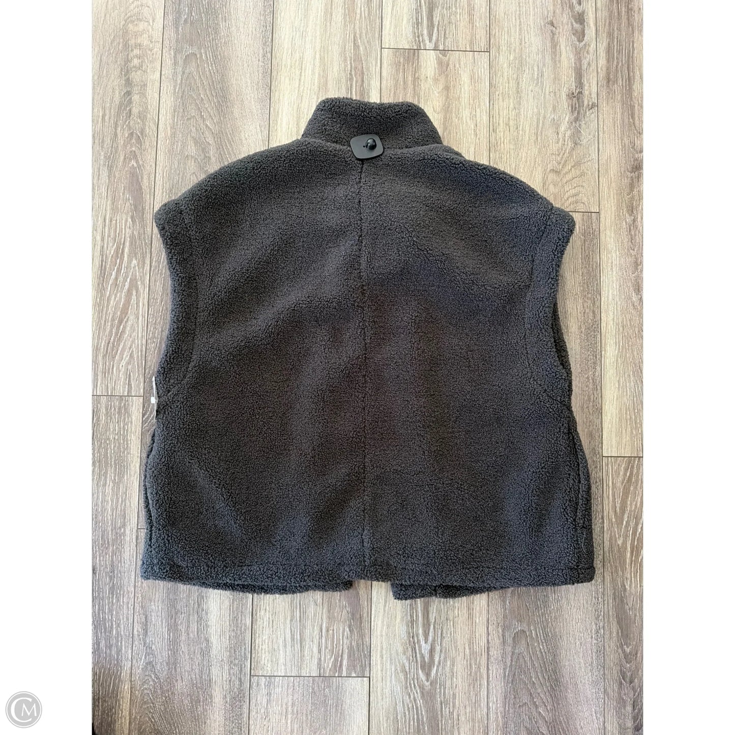 Vest Fleece By Clothes Mentor In Grey, Size: M